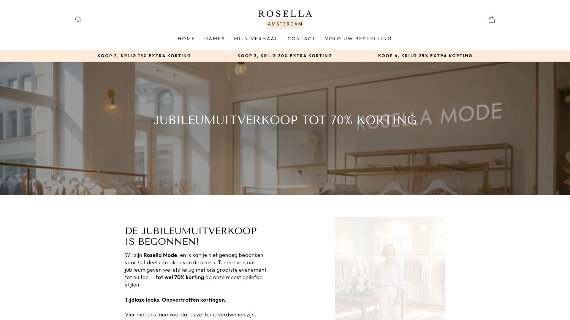 website screenshot of https://modevanlotte.nl
