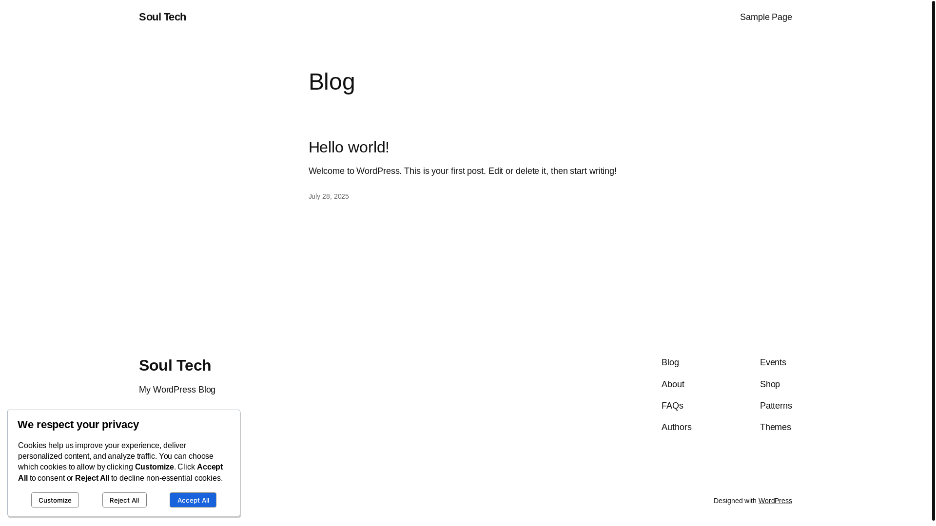 website screenshot of https://soultechsolutions.it/