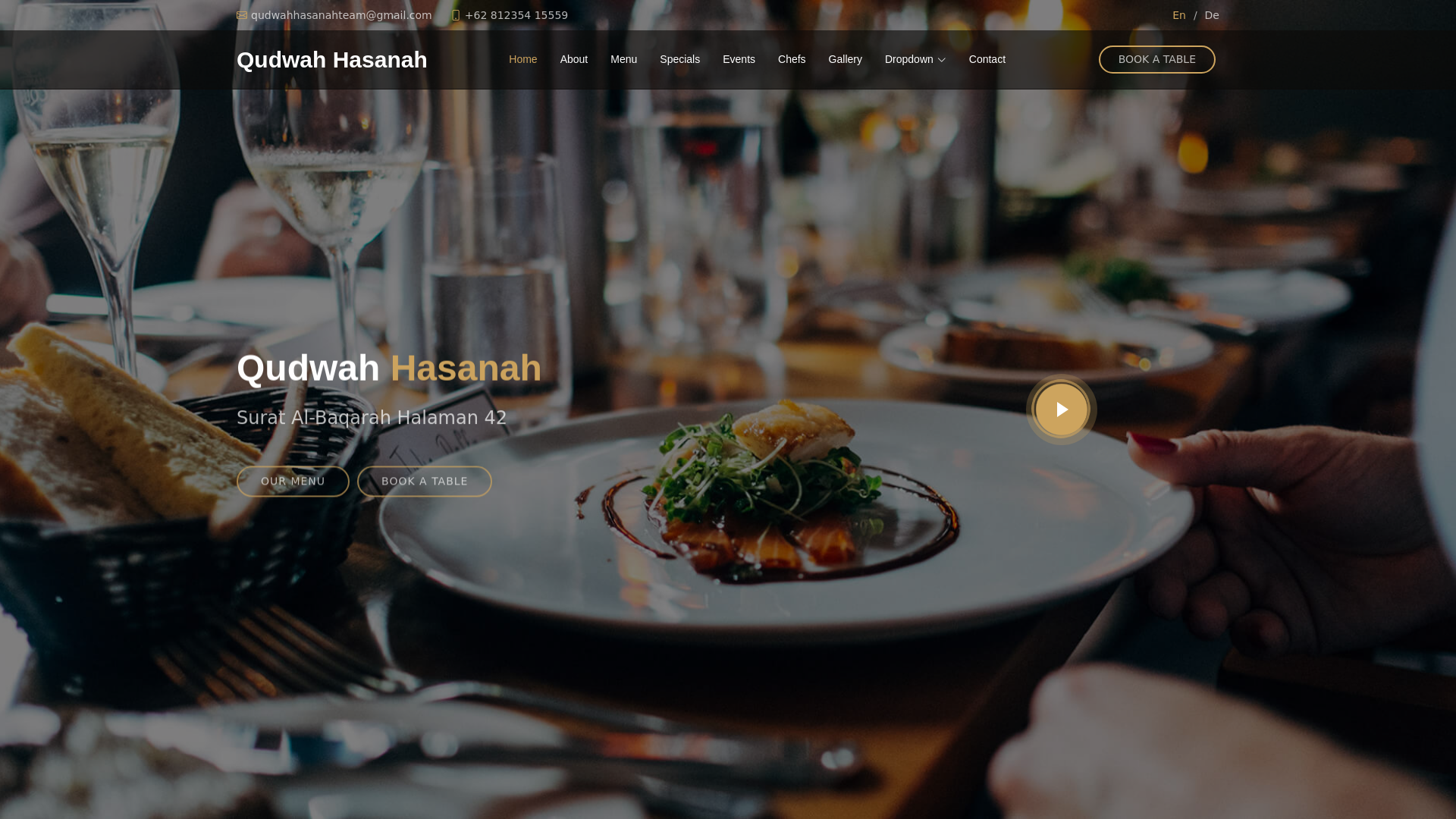 website screenshot of https://qudwahhasanah.my.id/