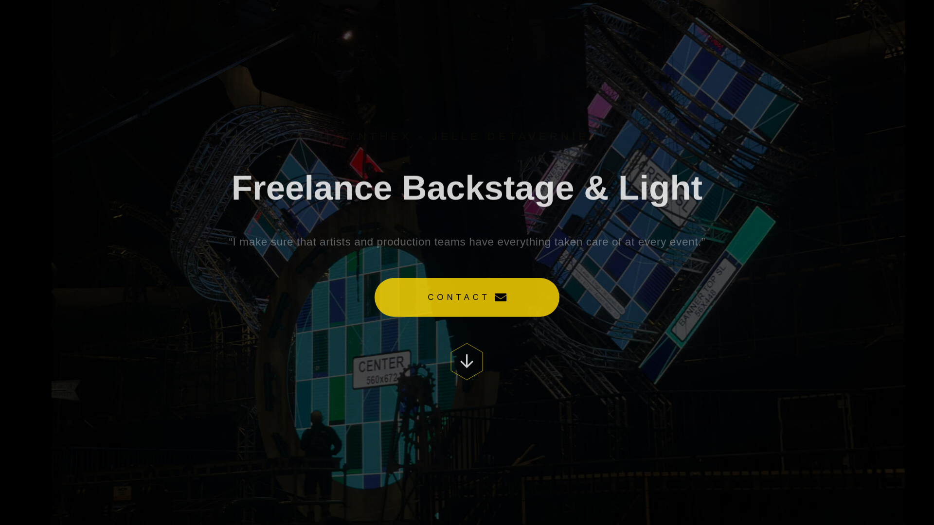 website screenshot of https://synthexevents.com
