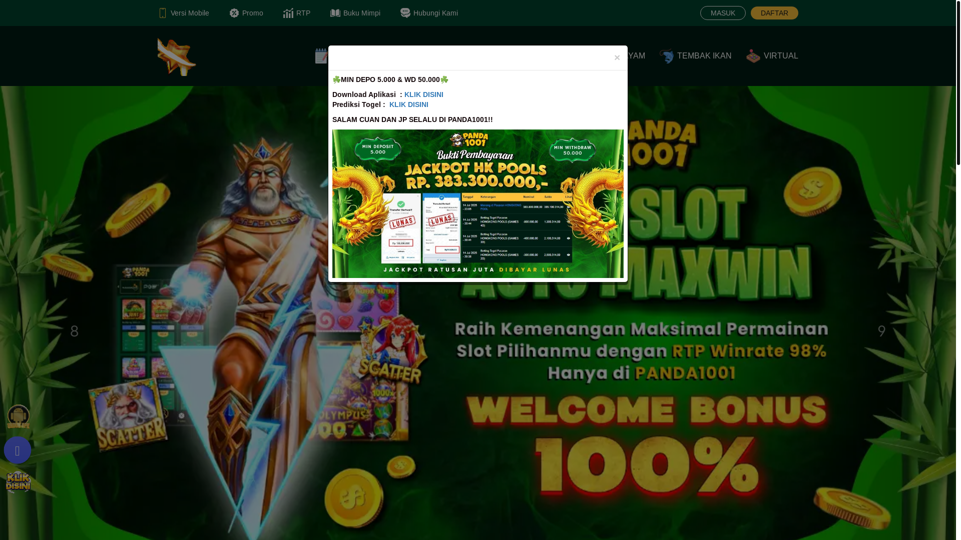 website screenshot of https://linkpanda1001.com/