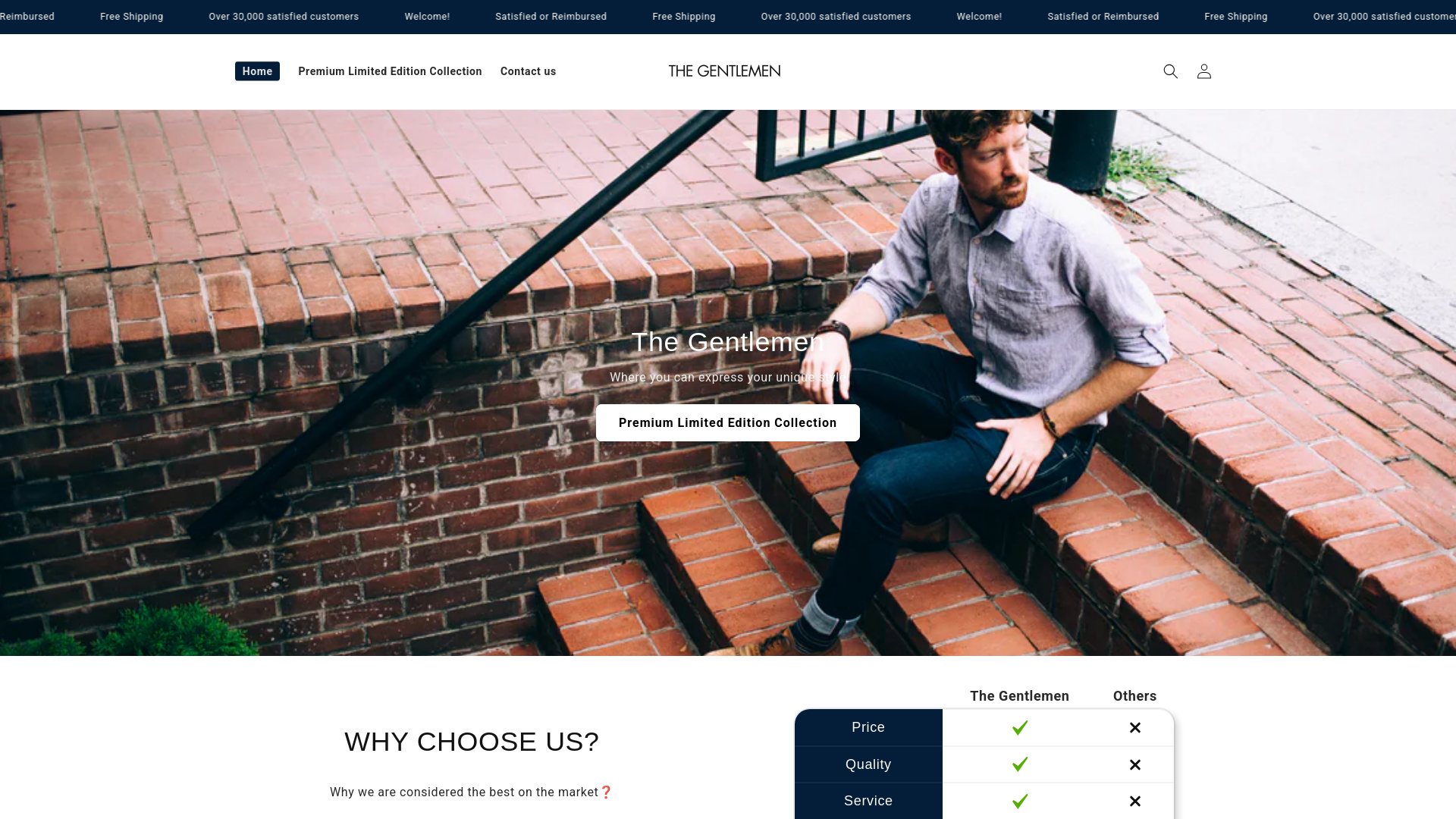 website screenshot of https://thegentlemen-uk.com