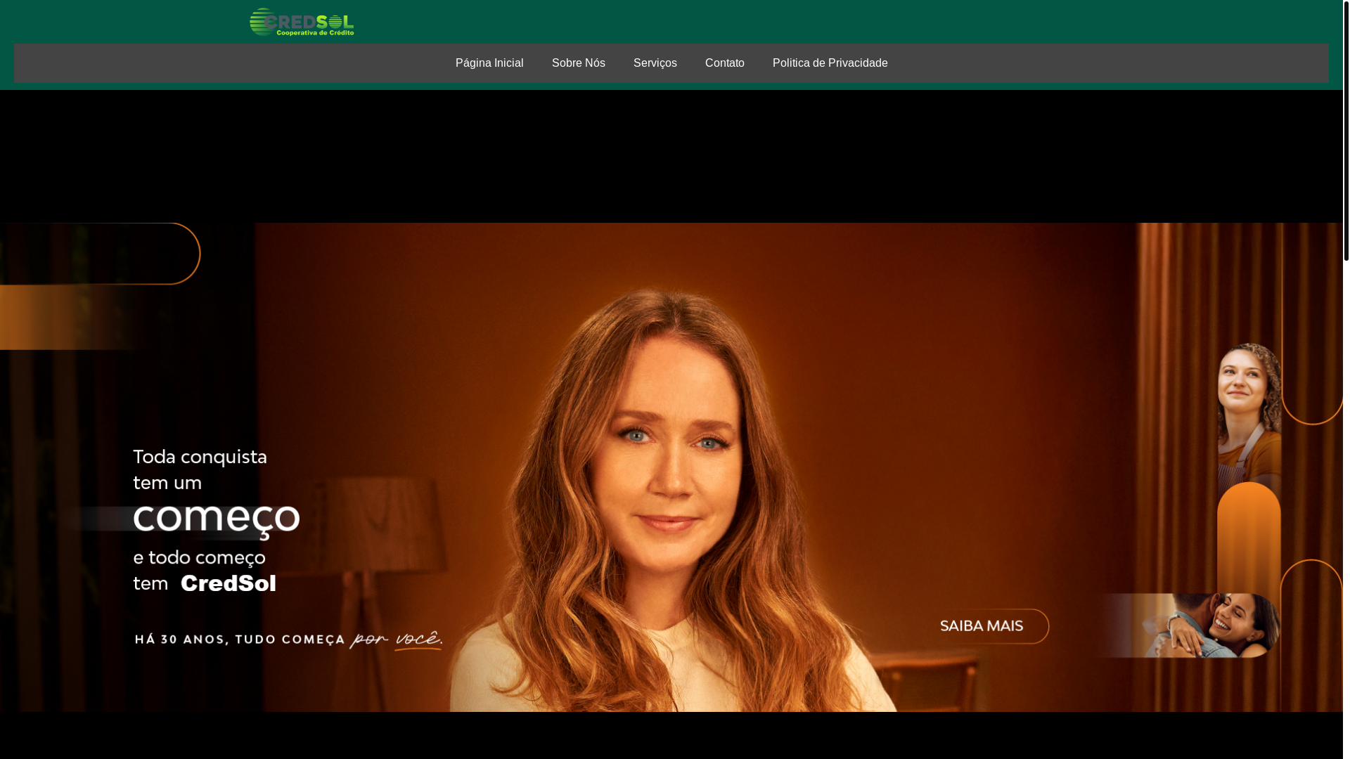 website screenshot of https://credsolrural.online/