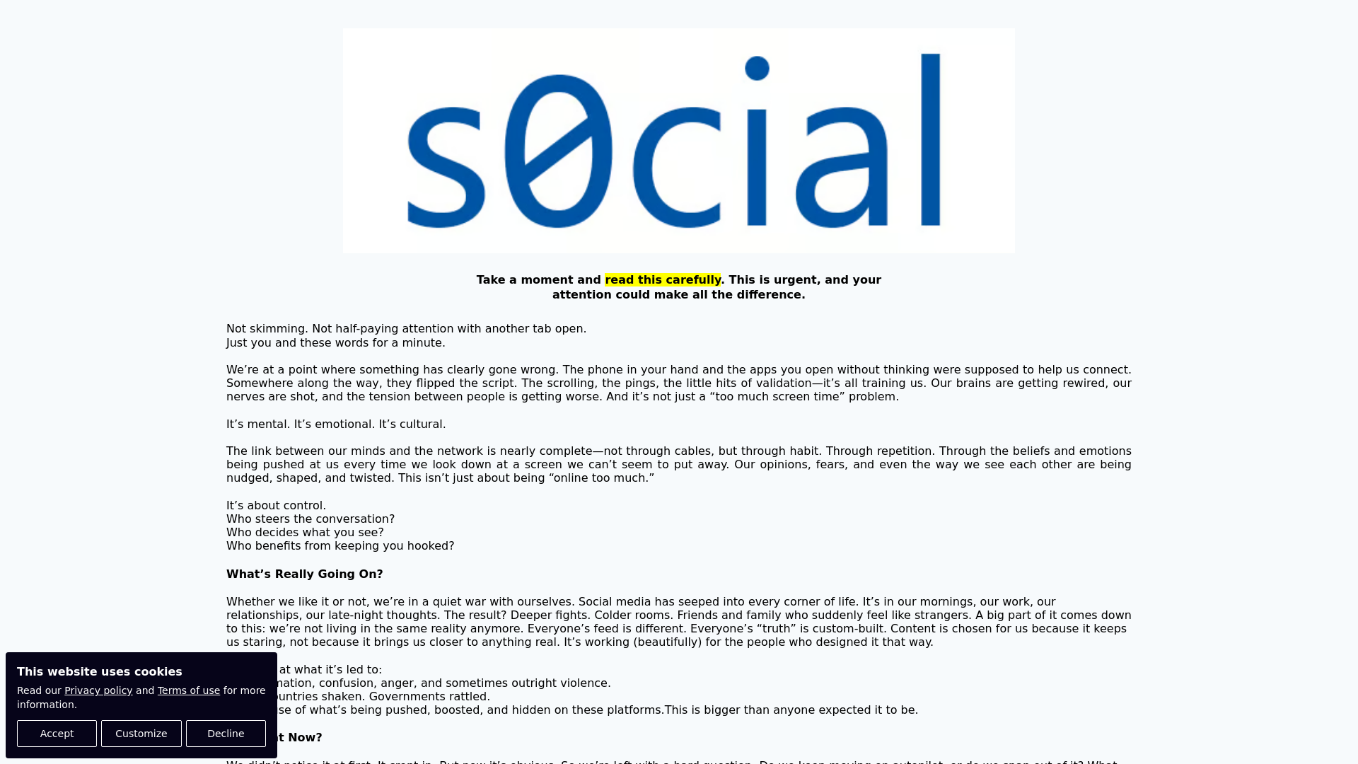 website screenshot of https://apologetic.lol