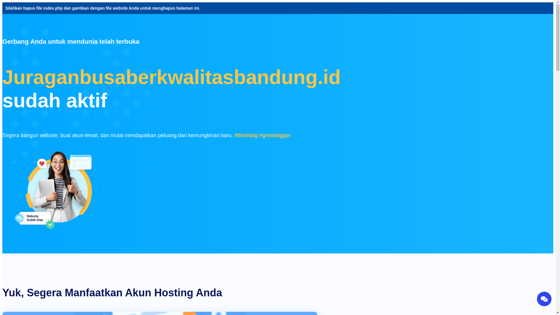 website screenshot of https://juraganbusaberkwalitasbandung.id/