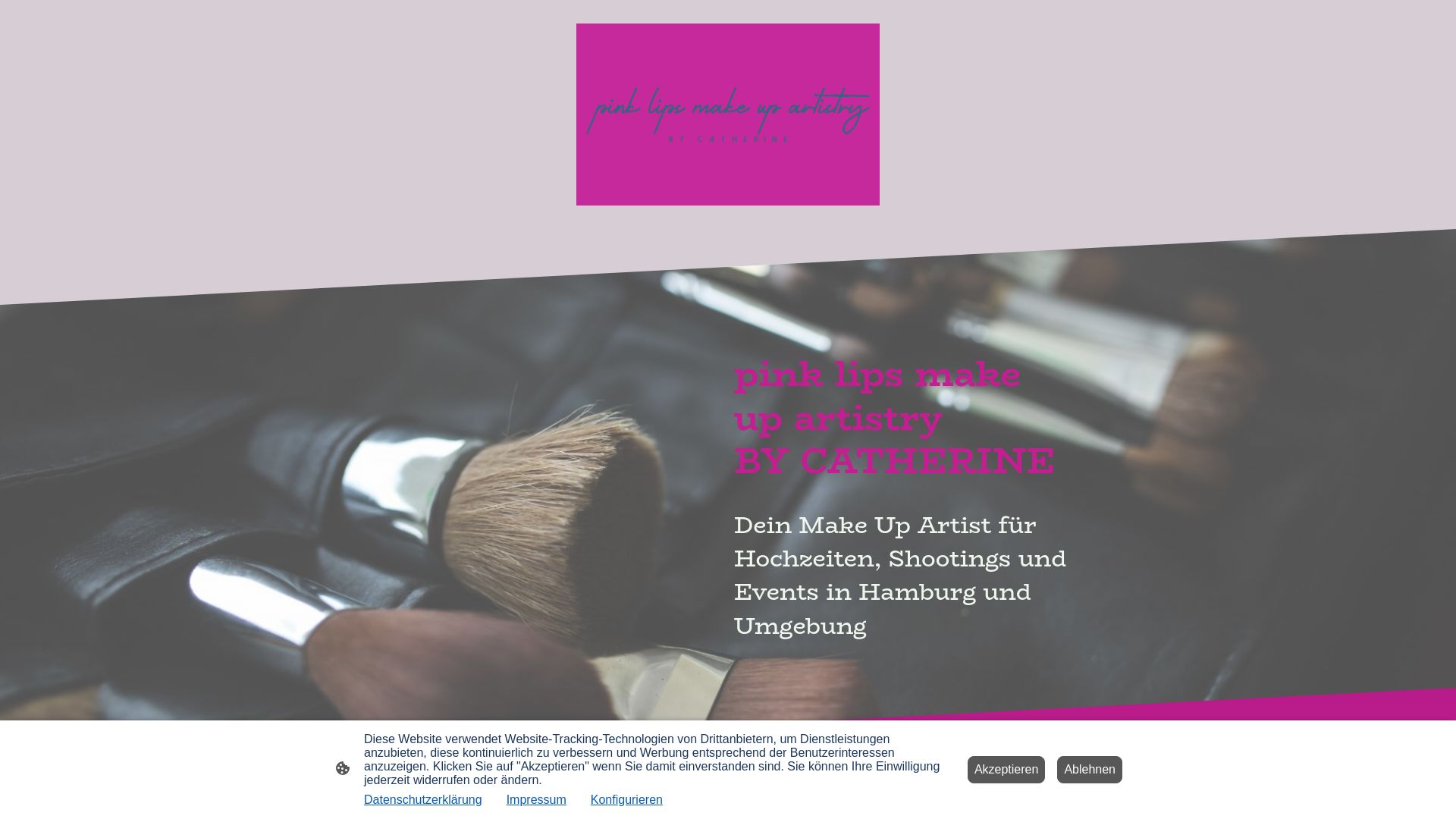 website screenshot of https://pinklipsmakeupartistry.de/