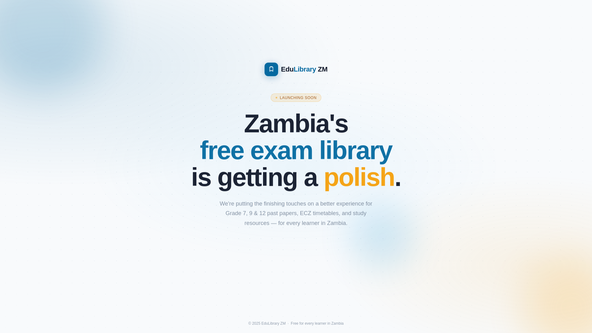 website screenshot of https://eczexams.com/