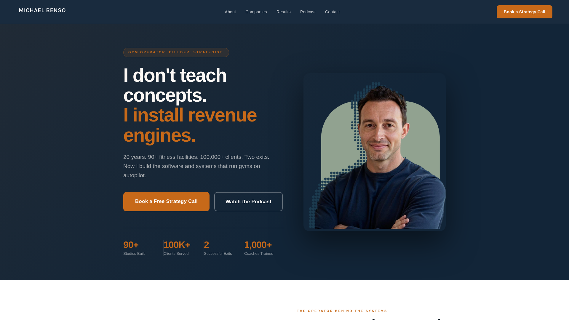 website screenshot of https://michaelbenso-com.pages.dev/