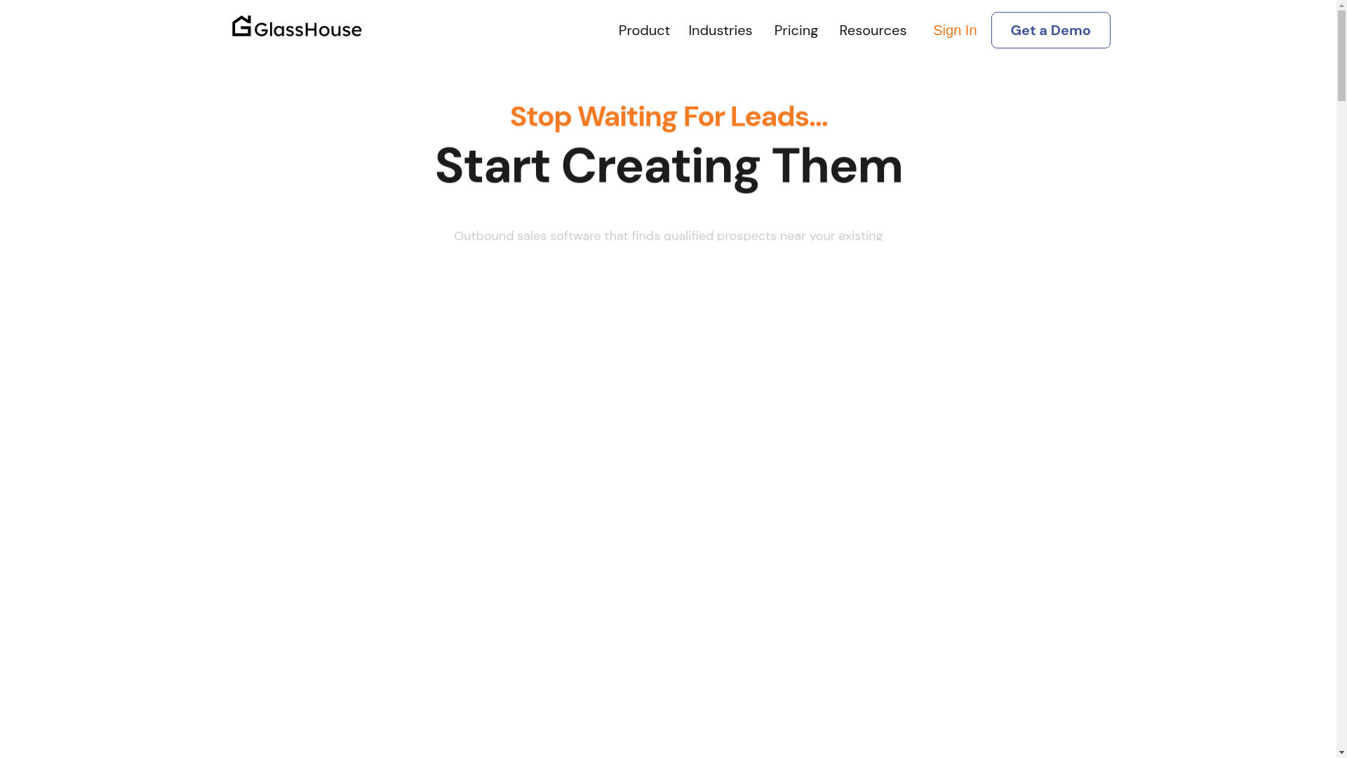 website screenshot of https://glasshouseontrack.com/
