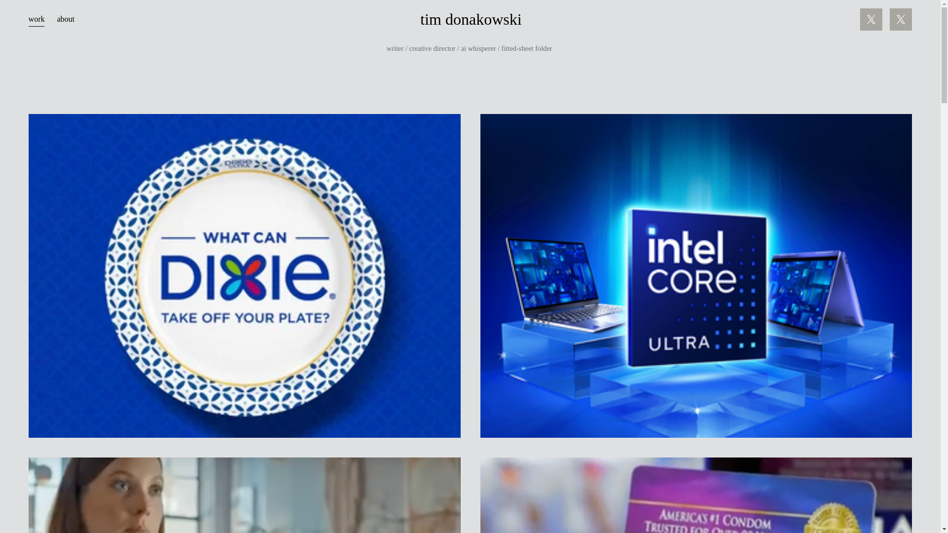 website screenshot of https://timdonakowski.com/