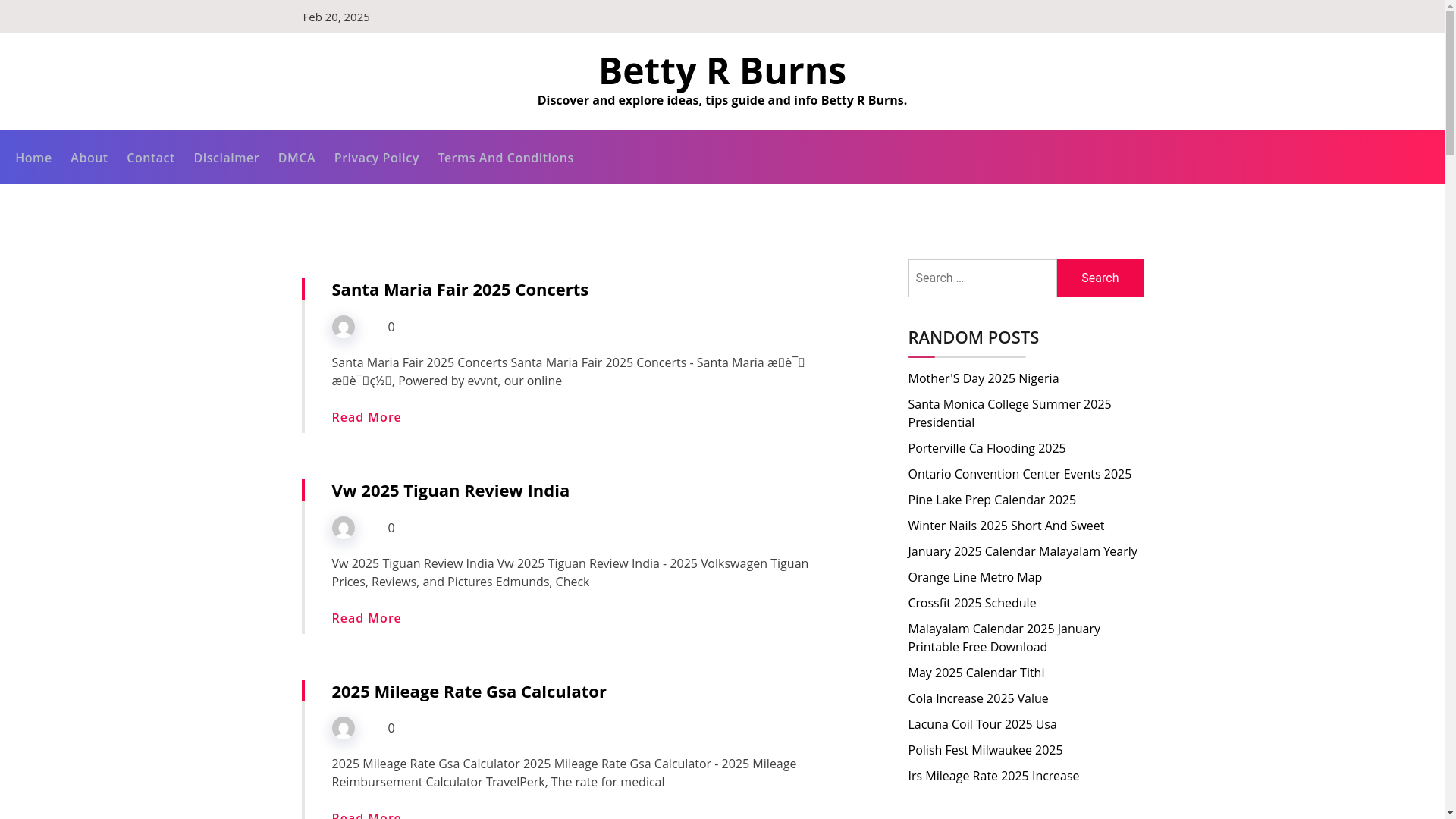 website screenshot of https://bettyrburnsc.pages.dev/