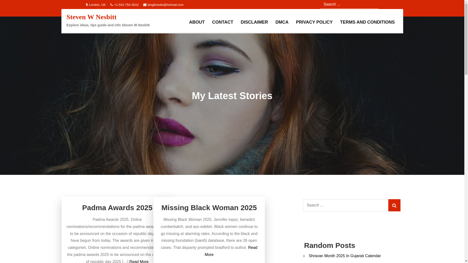 website screenshot of https://stevenwnesbittm.pages.dev/