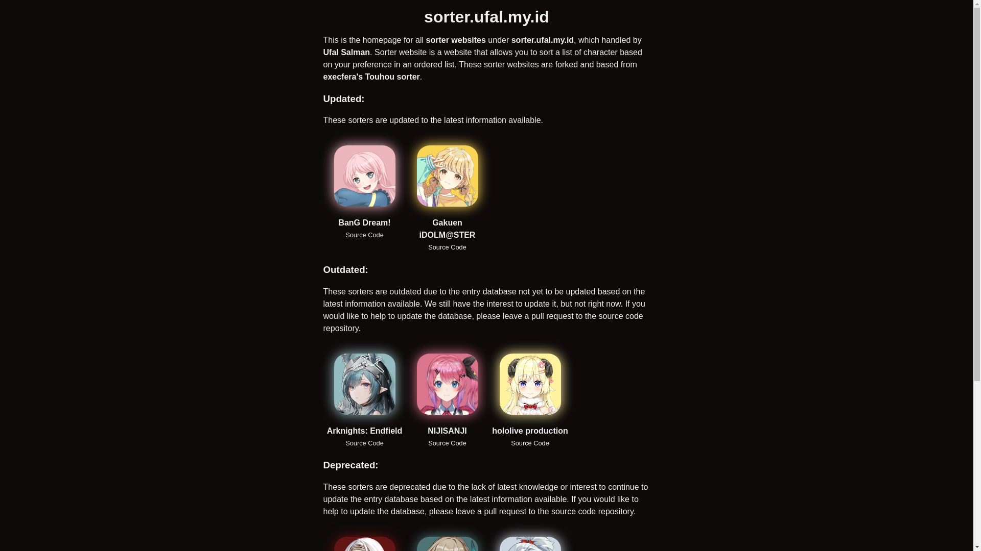 website screenshot of https://sortermyid.pages.dev/