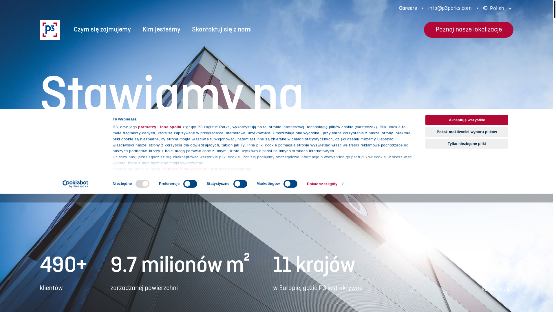 website screenshot of https://p3-poland.net/