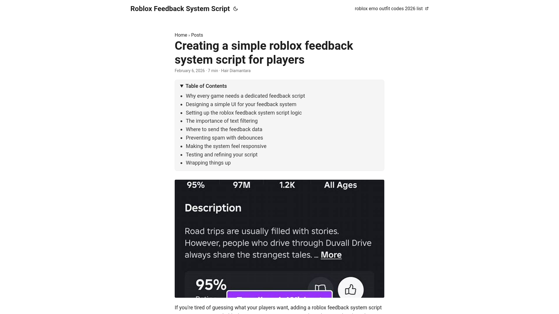 website screenshot of https://roblox-feedback-system-script.pages.dev/