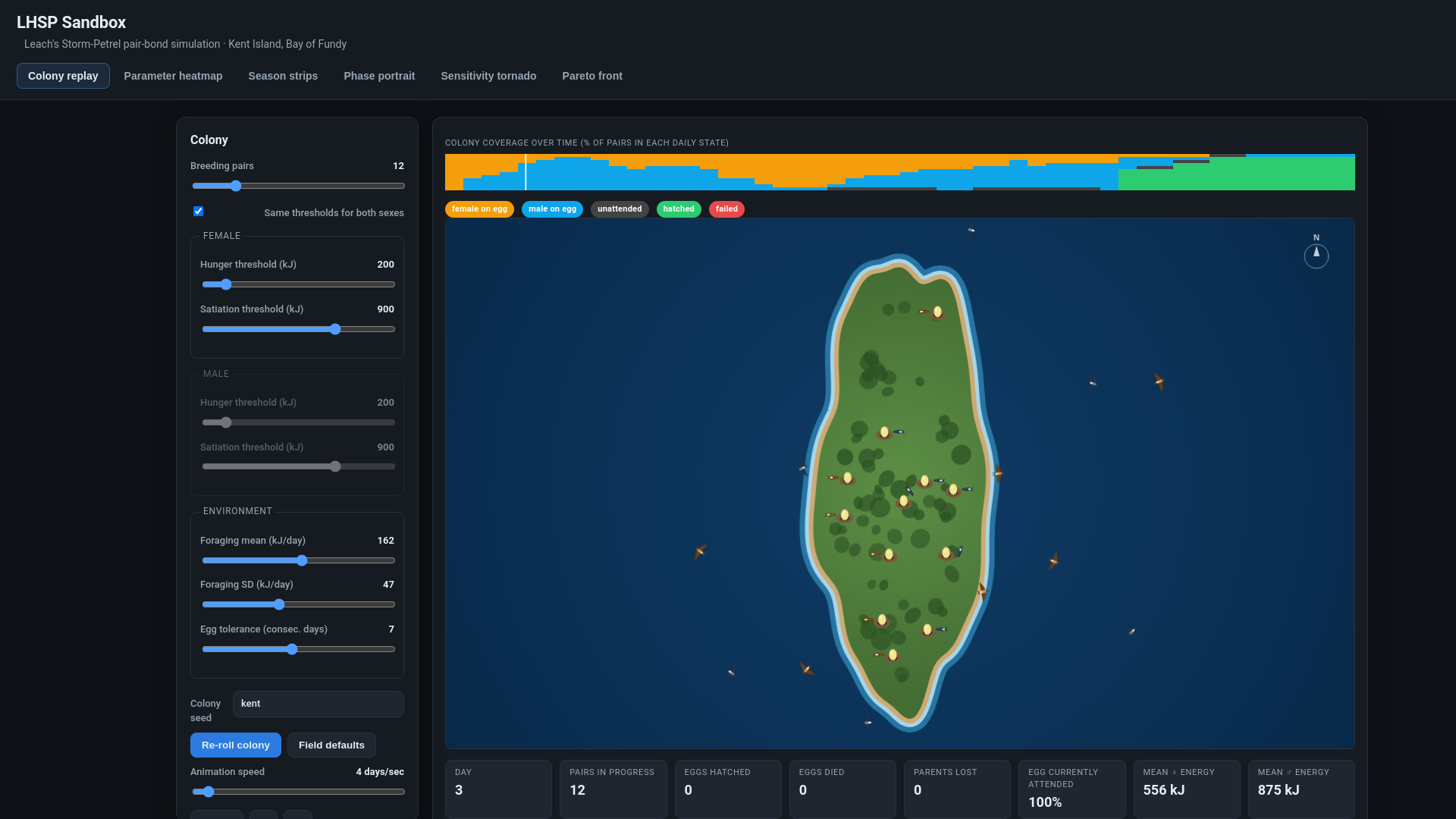 website screenshot of https://seabird-modeling-dn4x4.sevalla.app