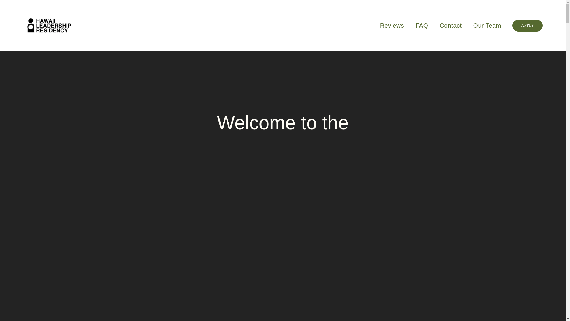 website screenshot of https://hawaiileadershipresidency.com/