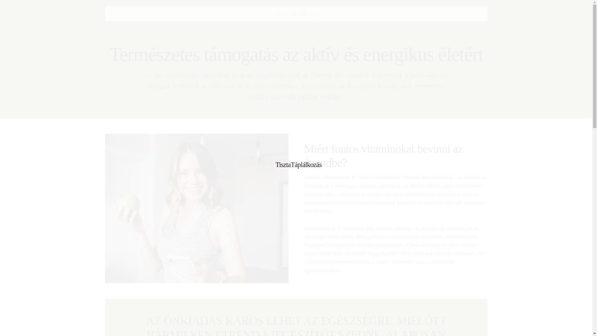 website screenshot of https://tisztataplalkozasd.info/