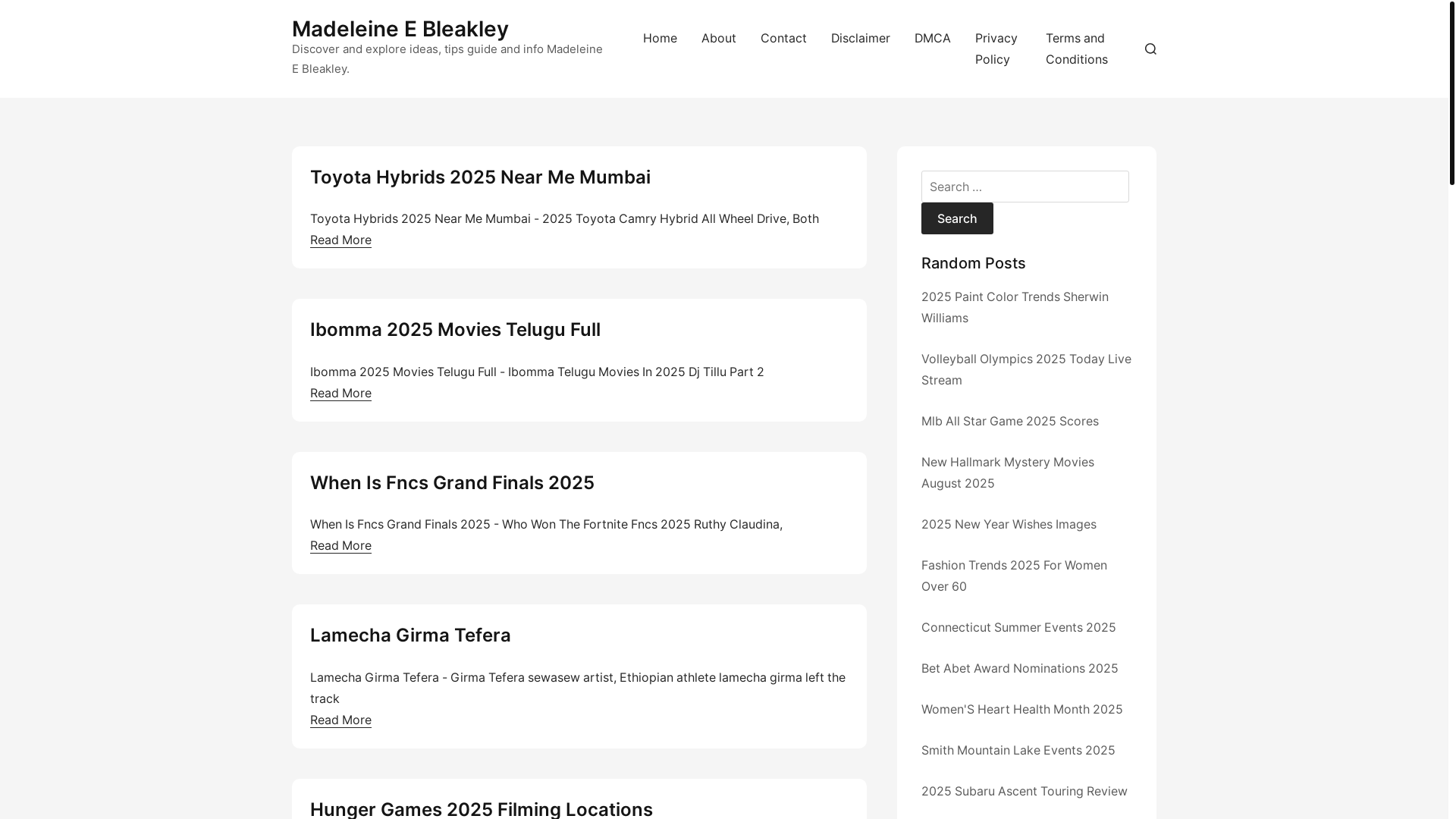 website screenshot of https://madeleineebleakley.pages.dev/