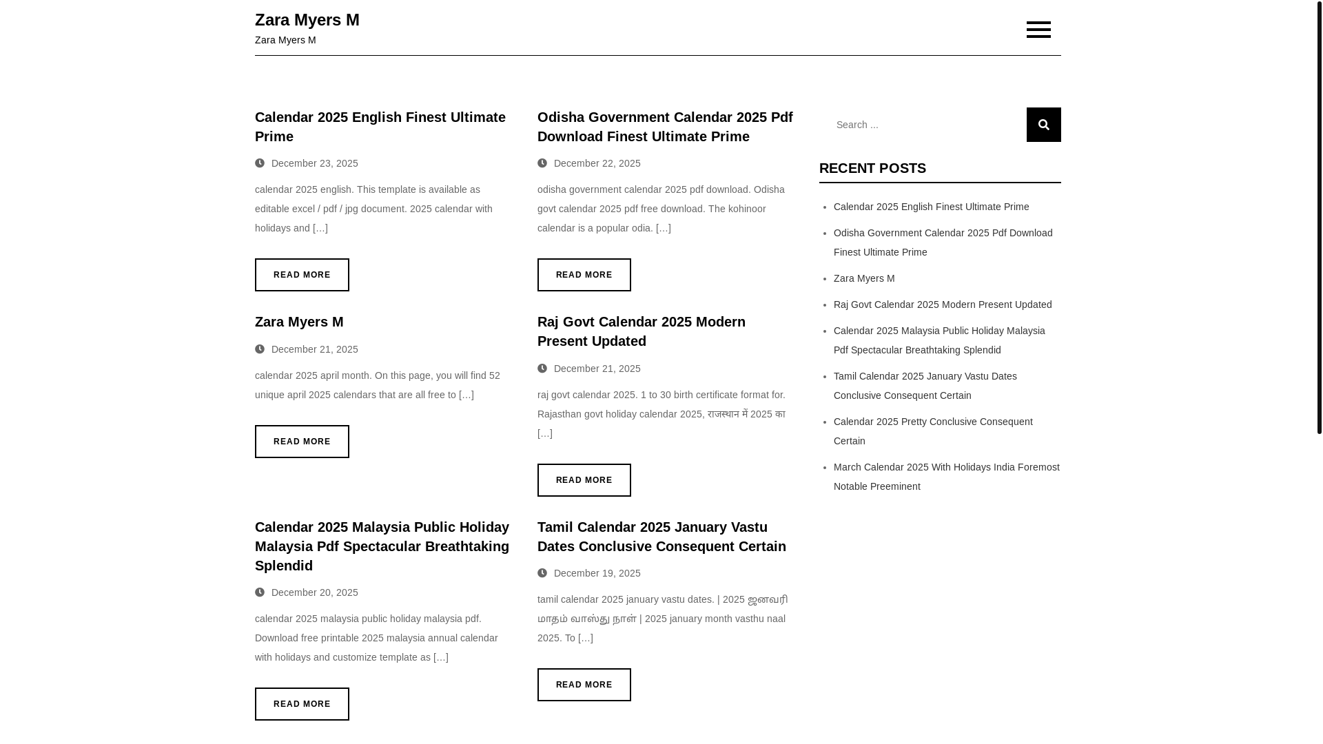 website screenshot of https://zaramyersm.pages.dev/