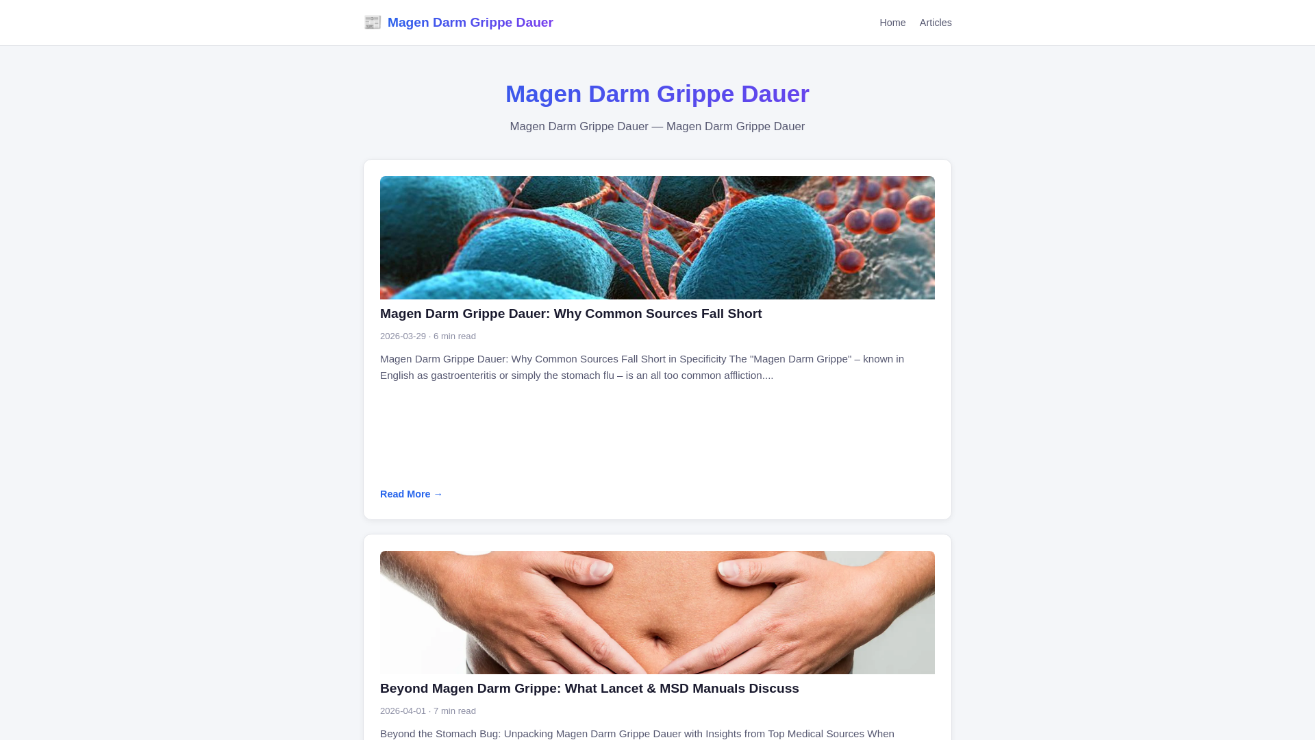 website screenshot of https://magen-darm-grippe-dauer.pages.dev/