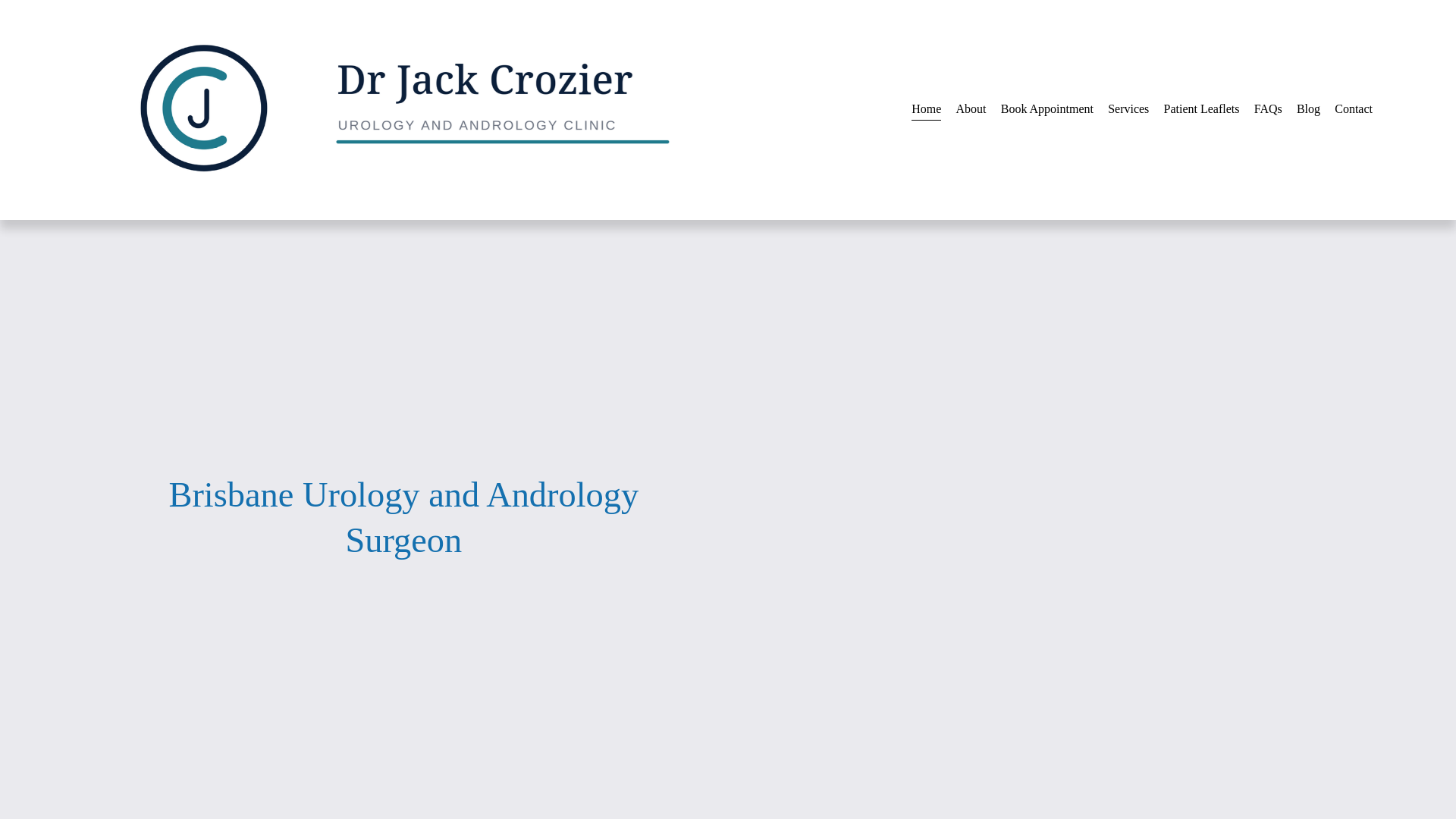 website screenshot of https://menshealthqueensland.com.au/