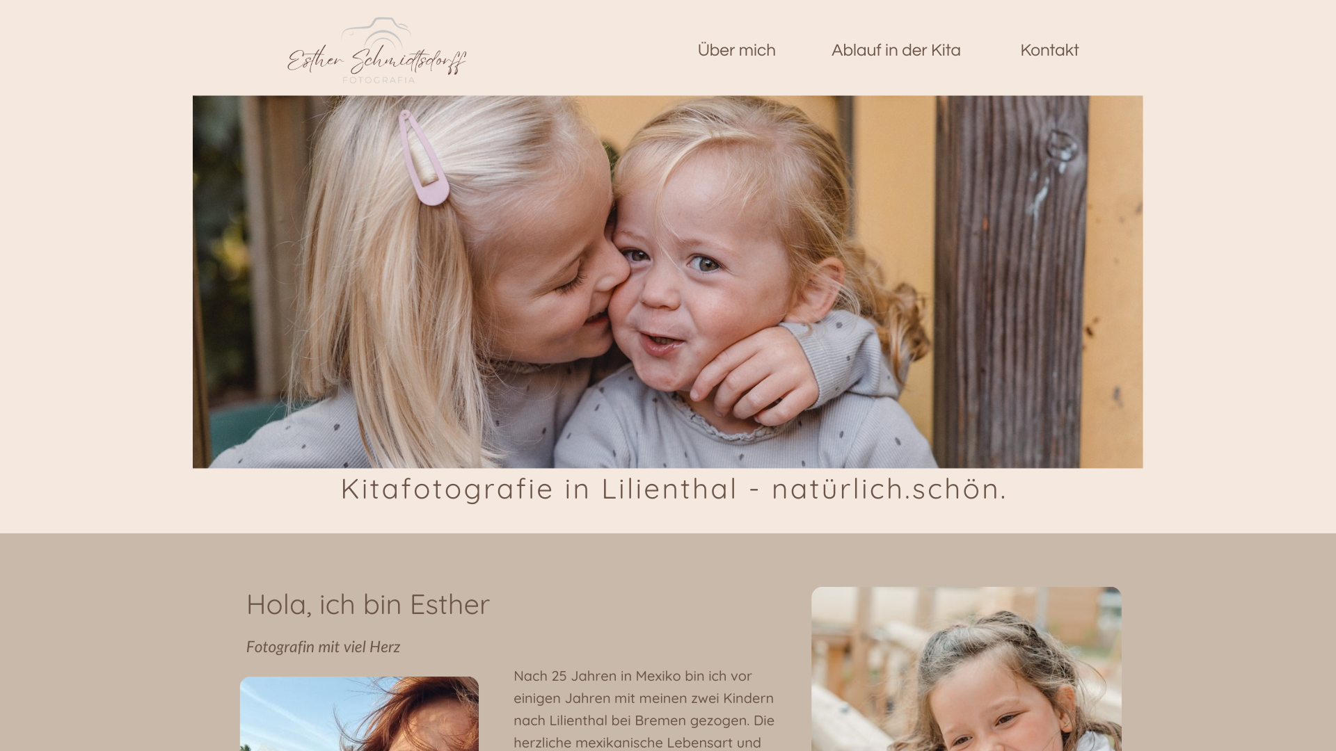 website screenshot of https://estherschmidtsdorff.de