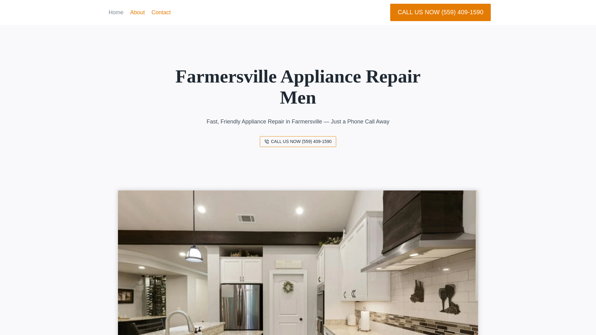 website screenshot of https://houmaappliancerepair.com/