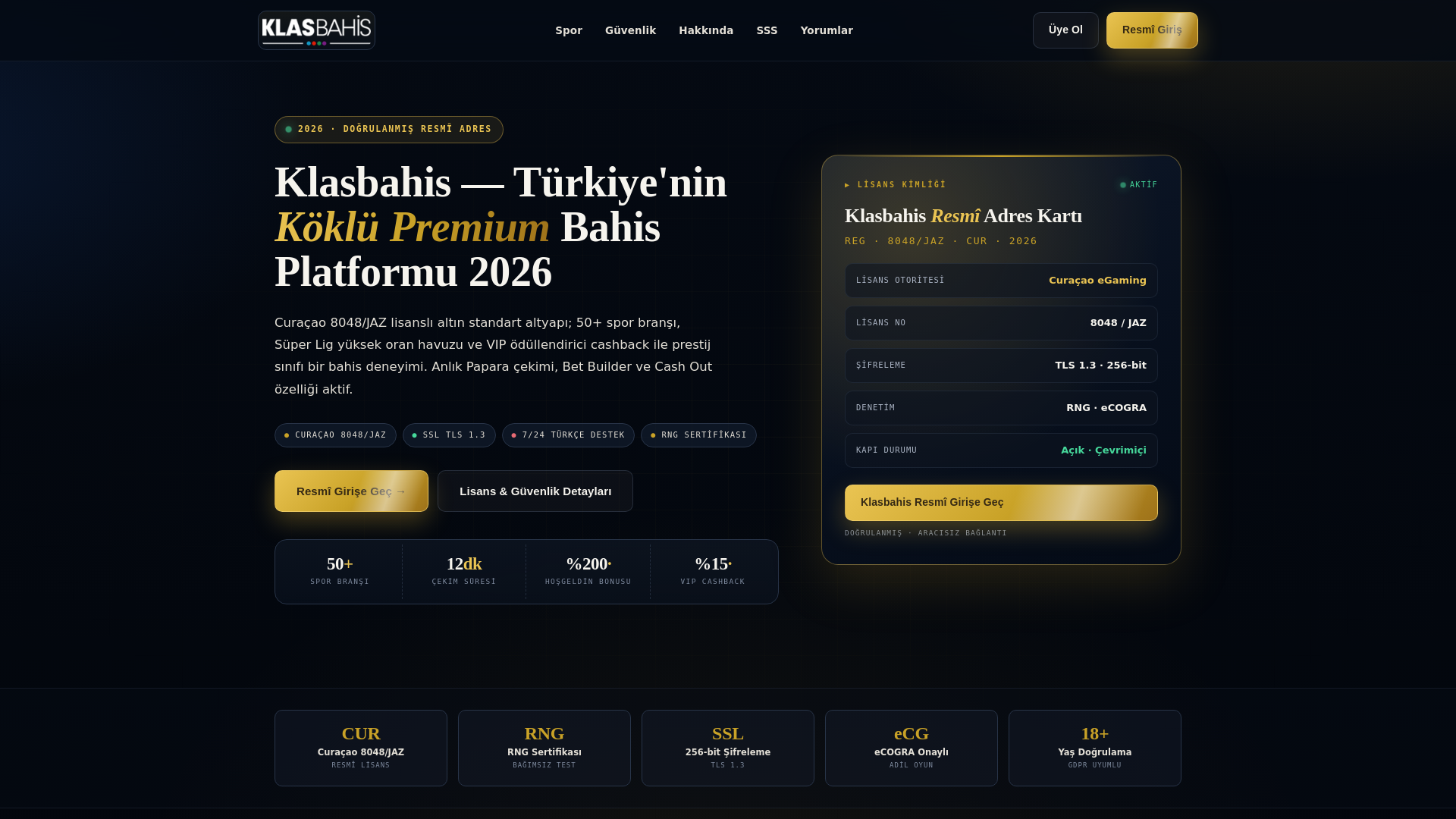 website screenshot of https://klasbahisgiriss.vip/