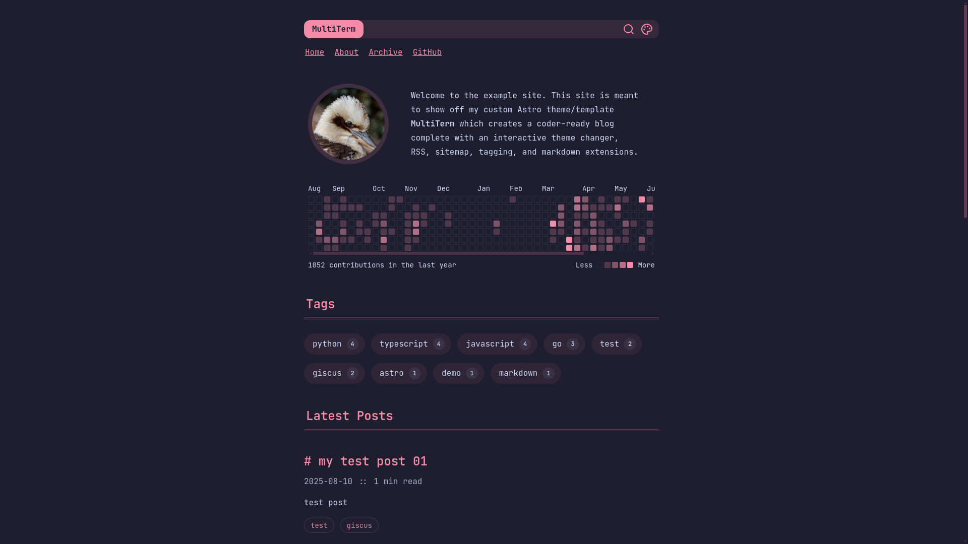 website screenshot of https://multiterm-astro-private.pages.dev/