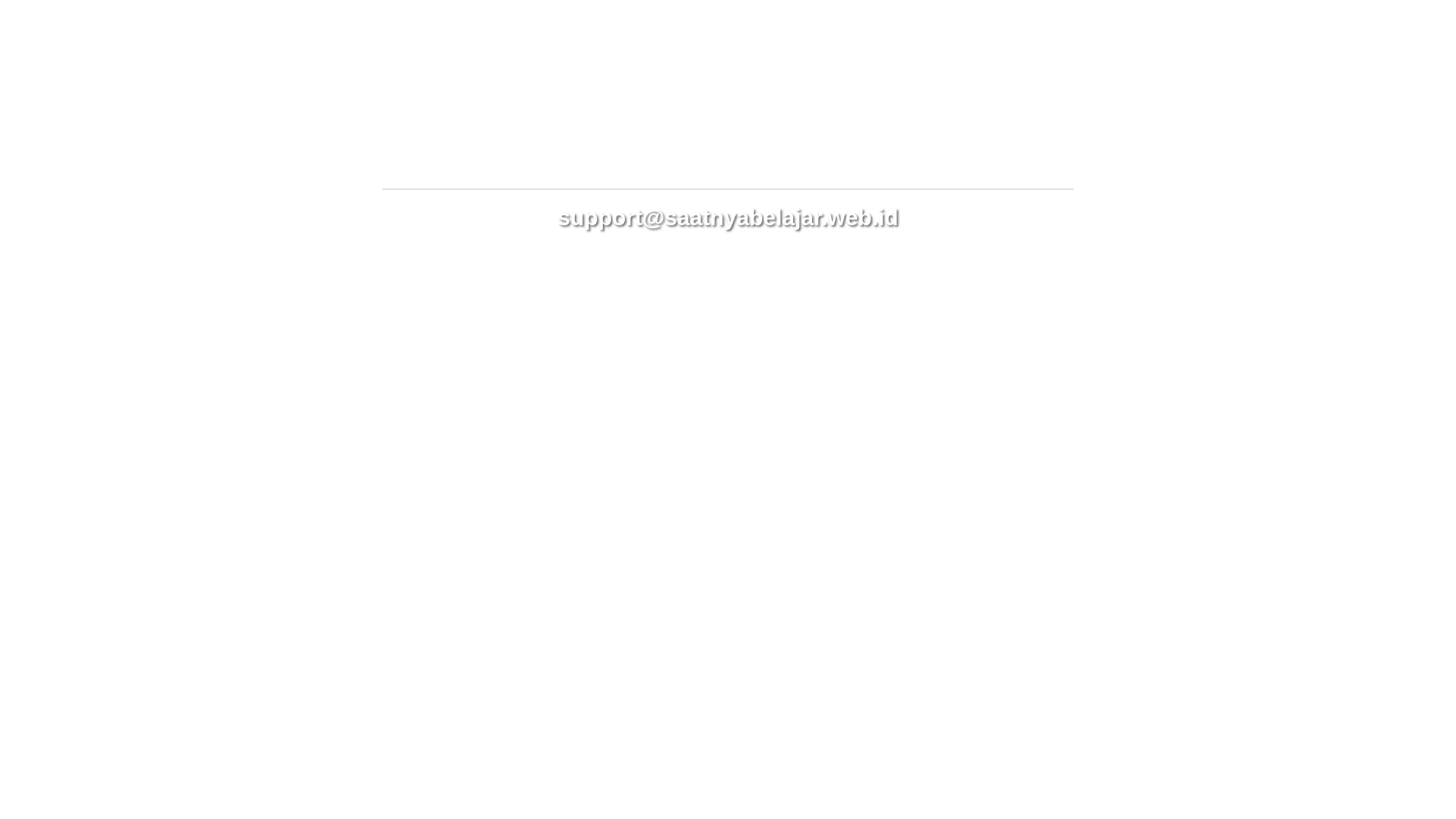 website screenshot of https://saatnyabelajar.web.id/
