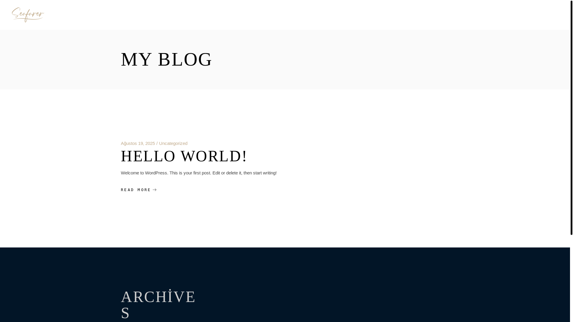 website screenshot of https://maveriayachting.com/