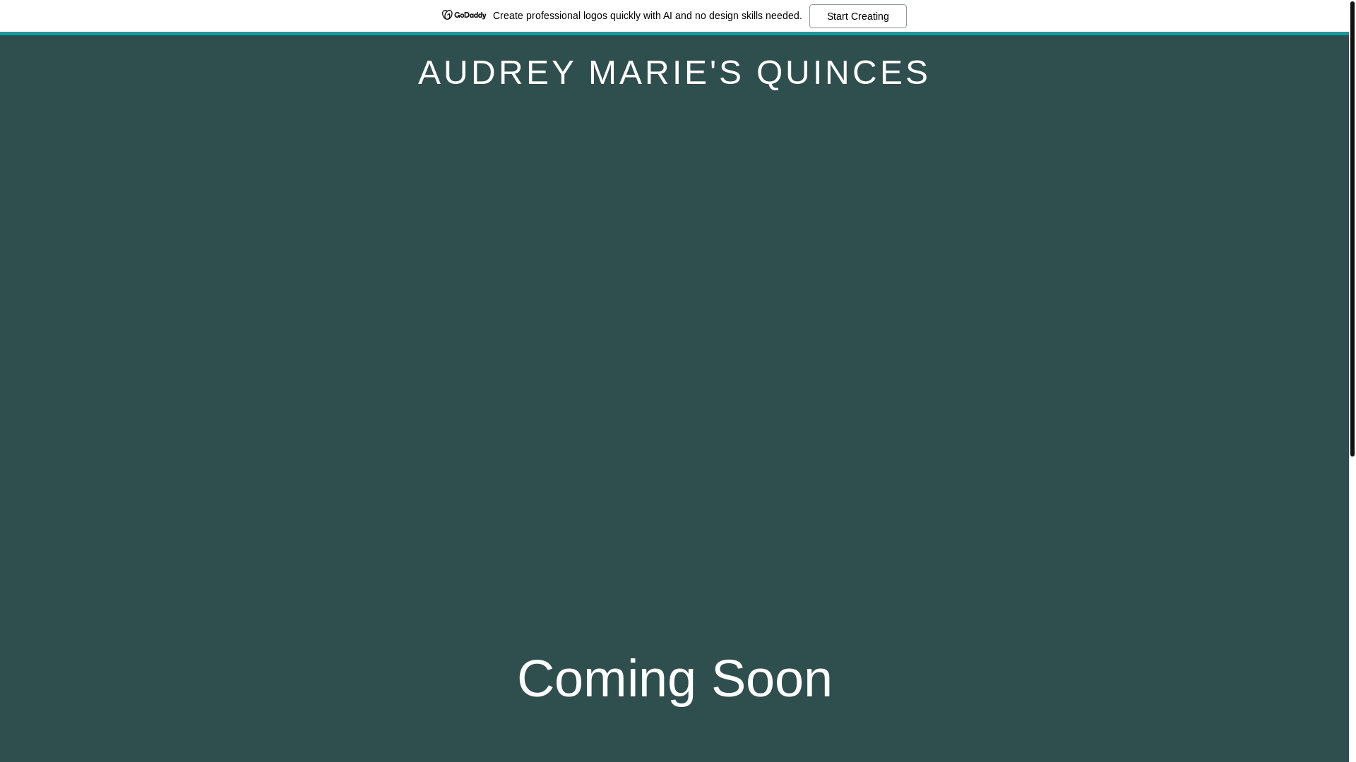 website screenshot of https://audreysquinces.com/