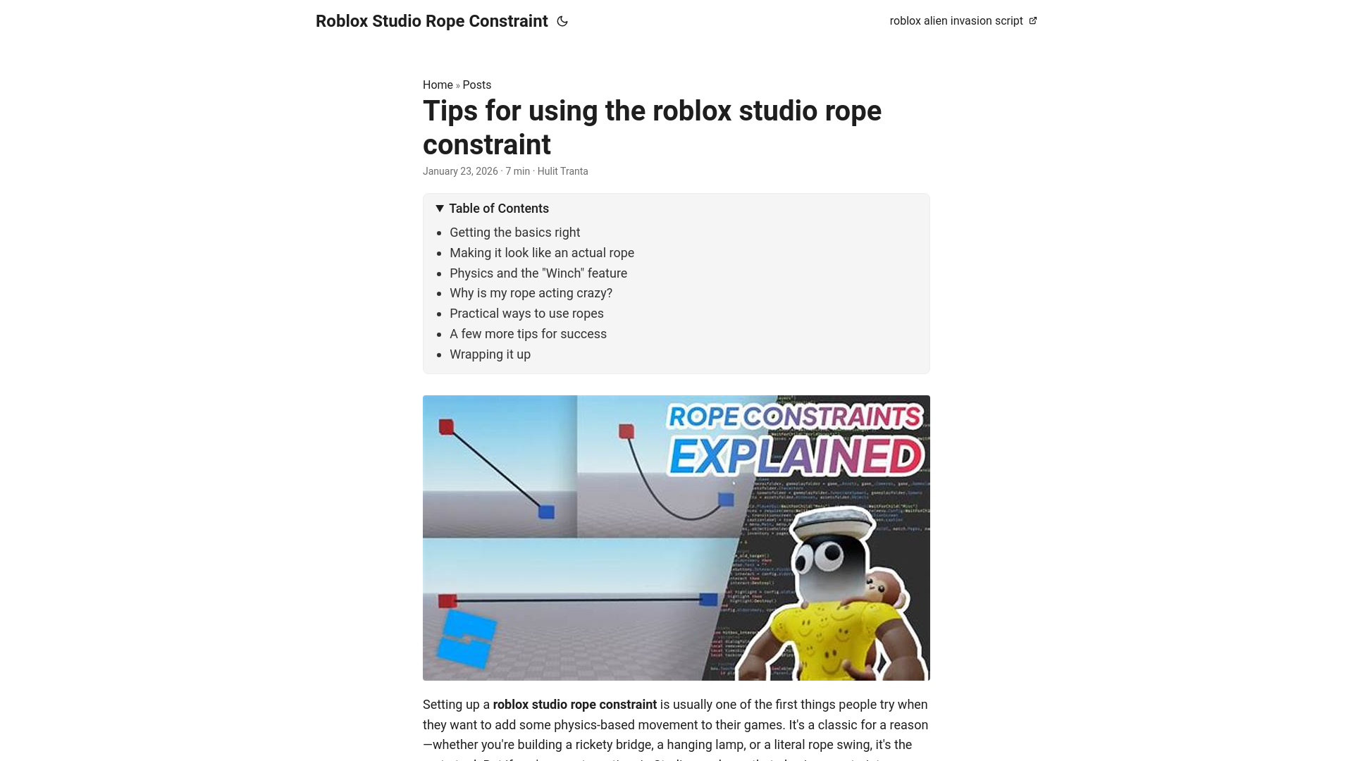 website screenshot of https://roblox-studio-rope-constraint.pages.dev/