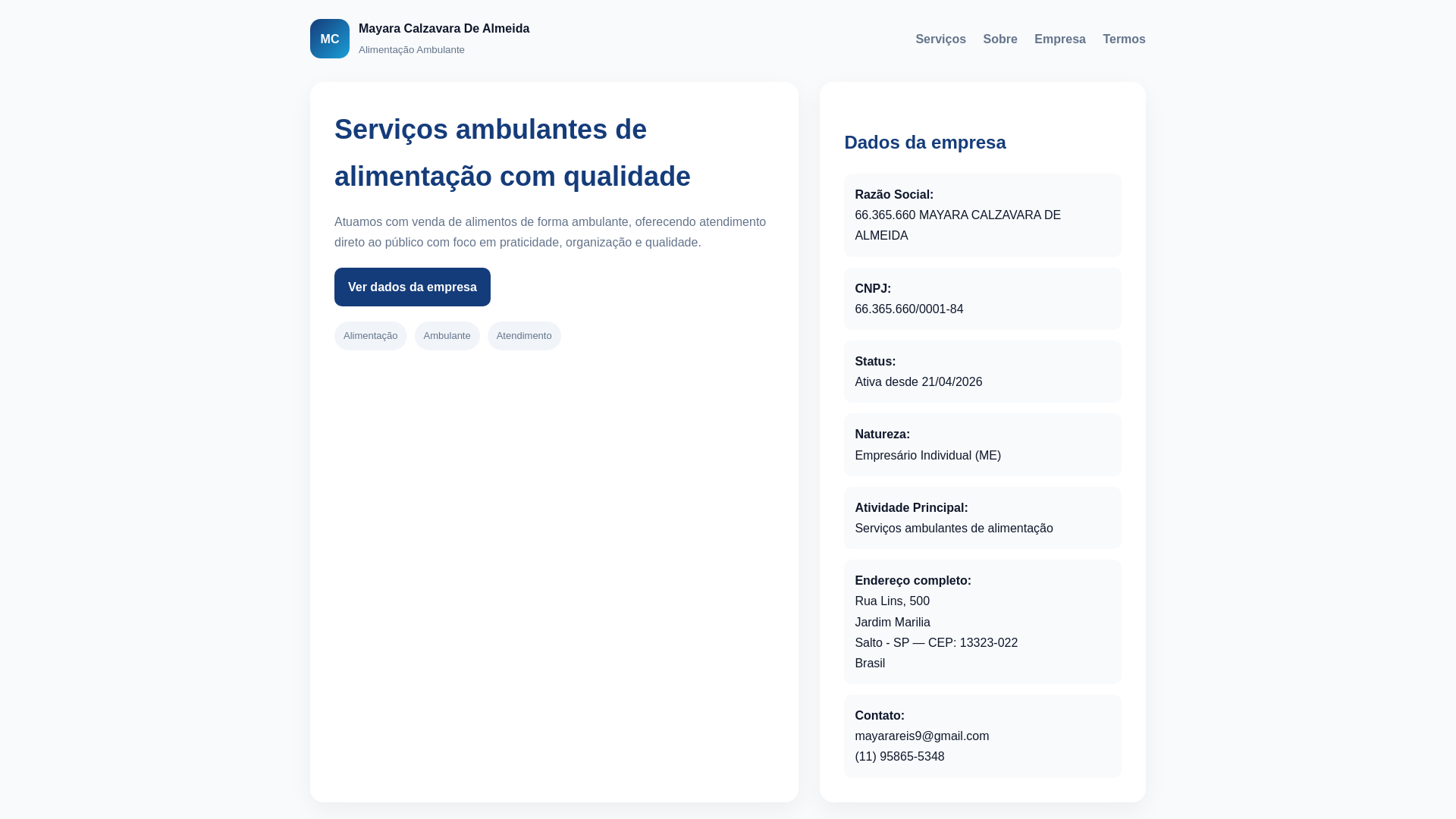 website screenshot of https://capivarinha.online/