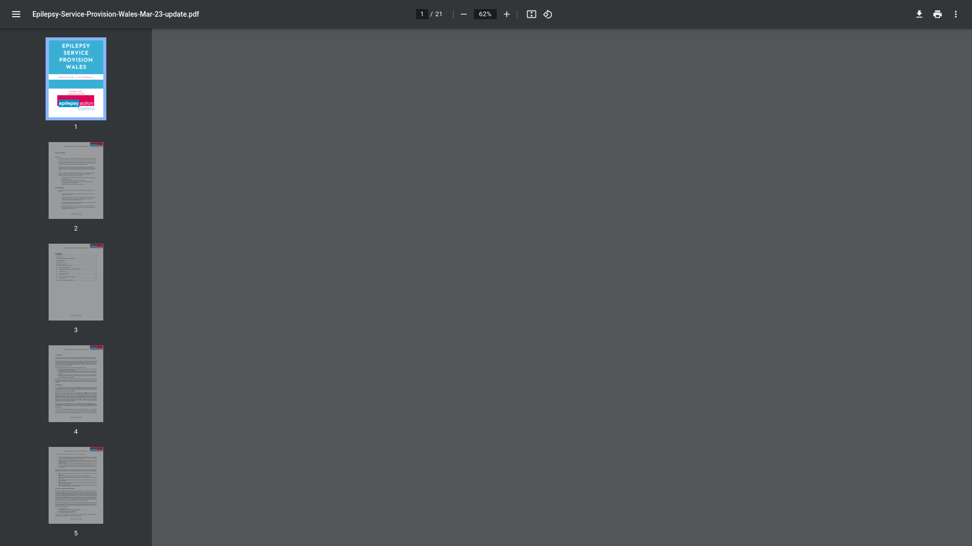 website screenshot of https://www.epilepsy.org.uk/app/uploads/2023/03/Epilepsy-Service-Provision-Wales-Mar-23-update.pdf