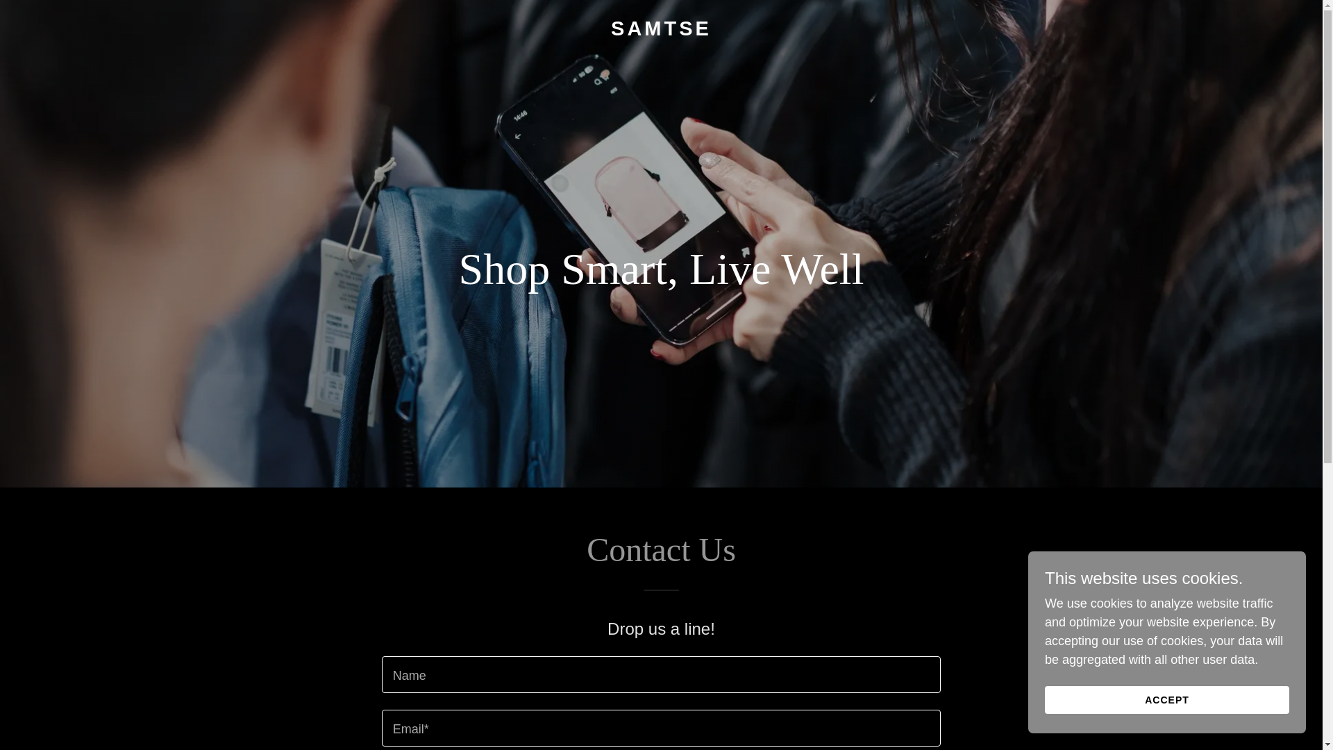 website screenshot of https://samtse.online/