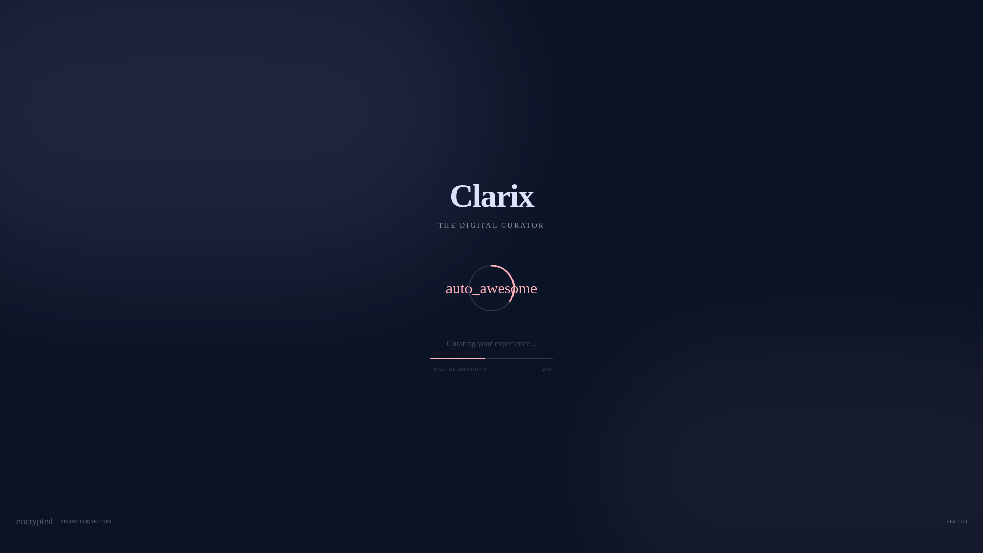 website screenshot of https://clarix-private.pages.dev/