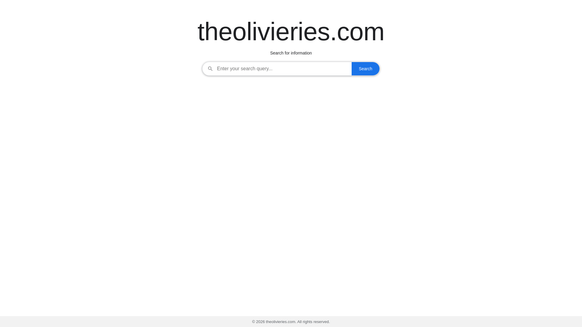 website screenshot of https://theolivieries.com