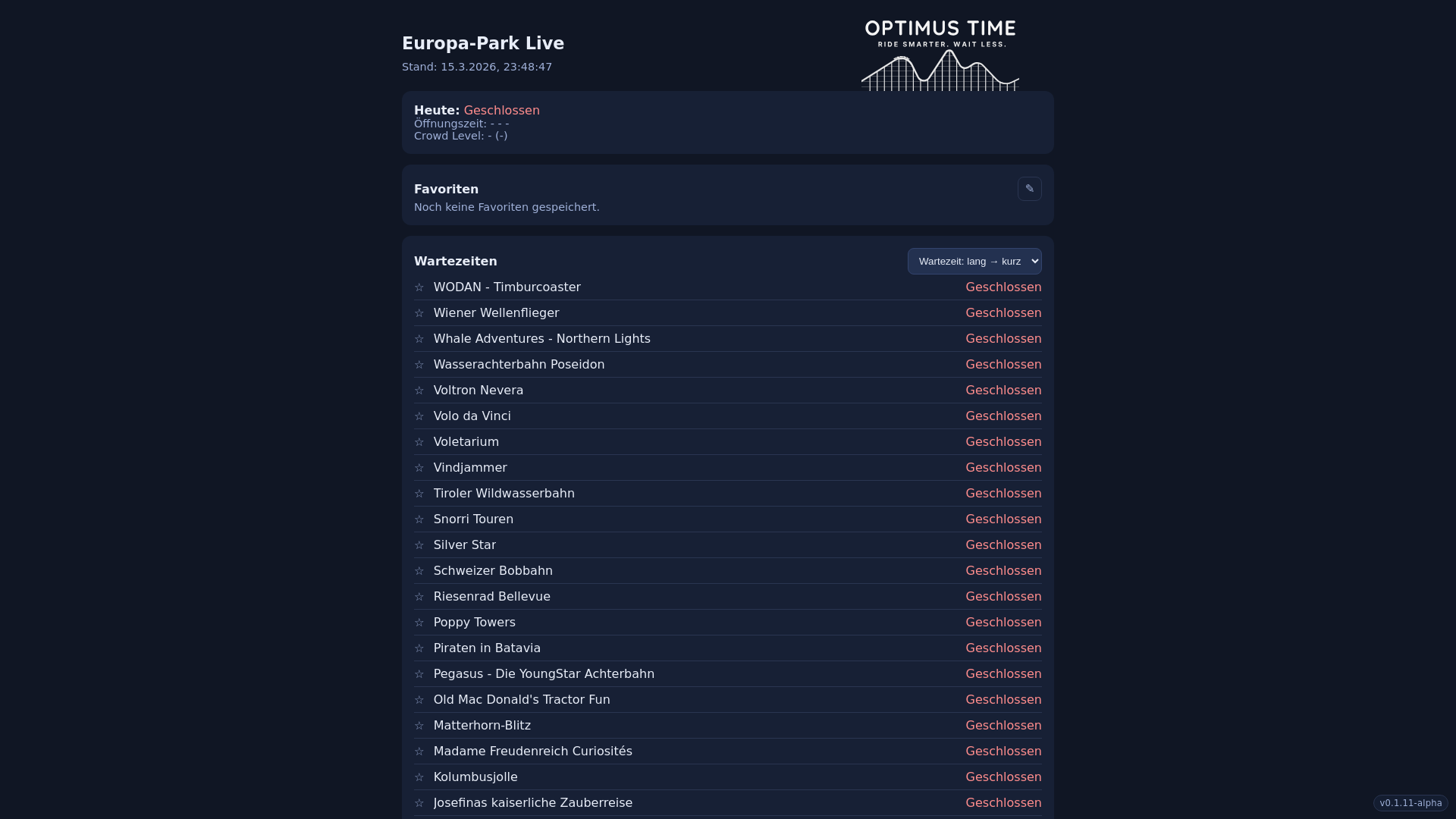 website screenshot of https://optimus-time.app/