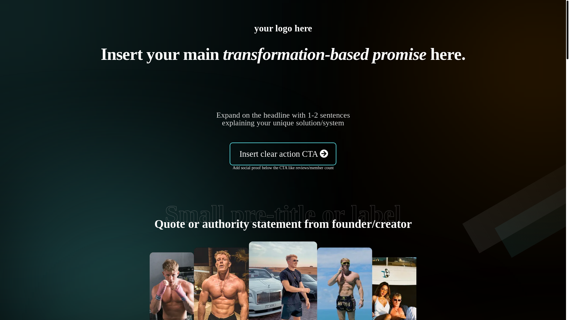 website screenshot of https://thesovereignlaunch.com/