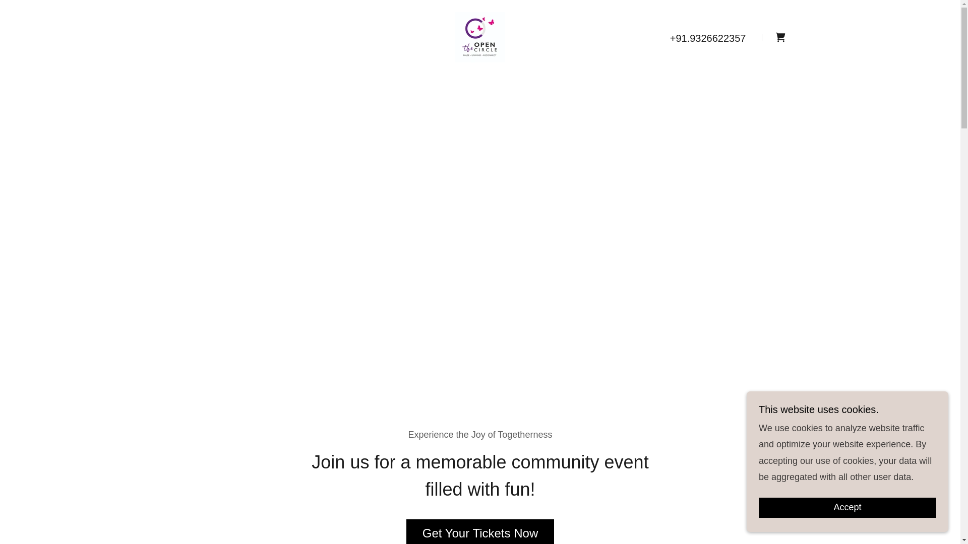 website screenshot of https://theopencircle.co.in/