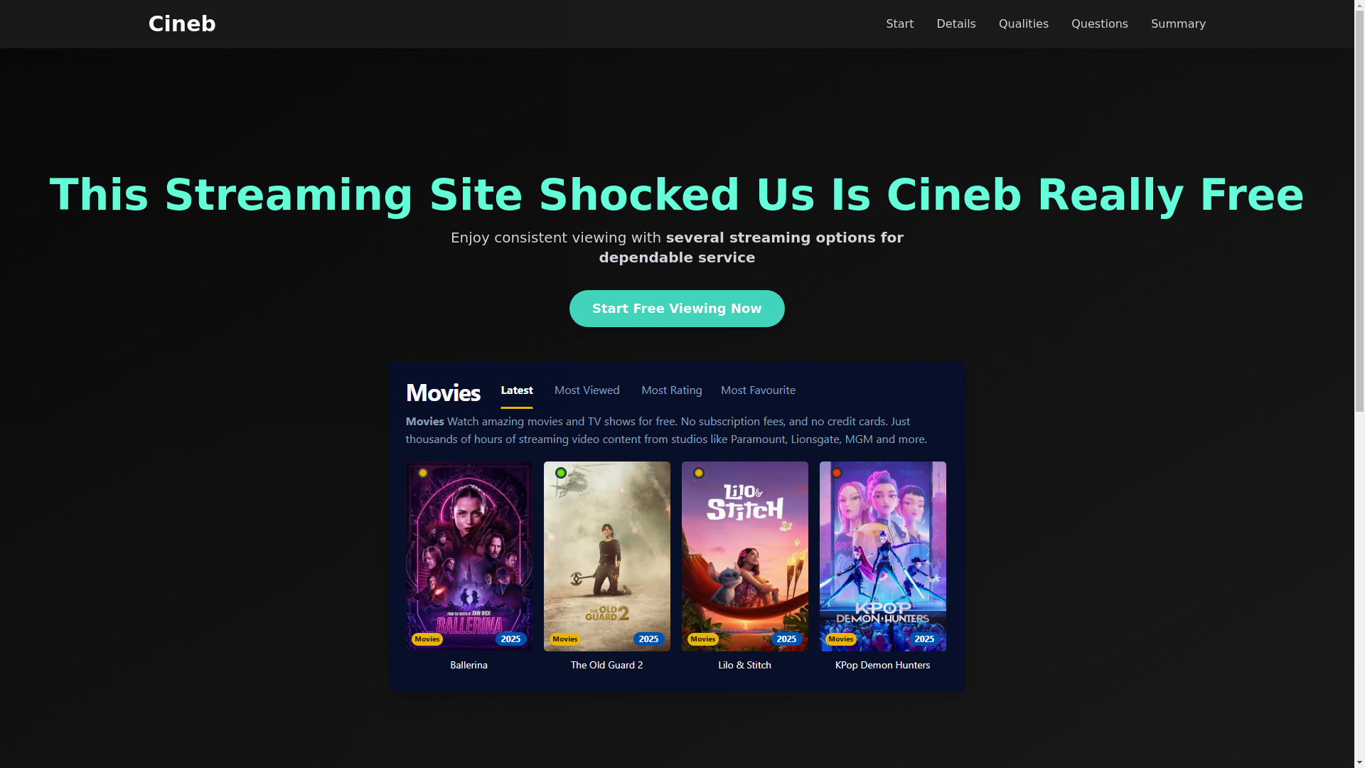 website screenshot of https://cineb-18dv.pages.dev/