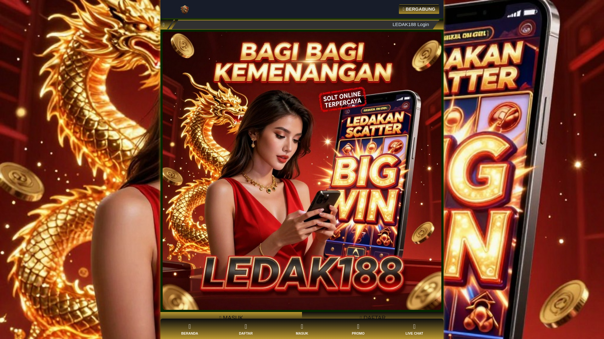 website screenshot of https://mindefledak188.pages.dev/