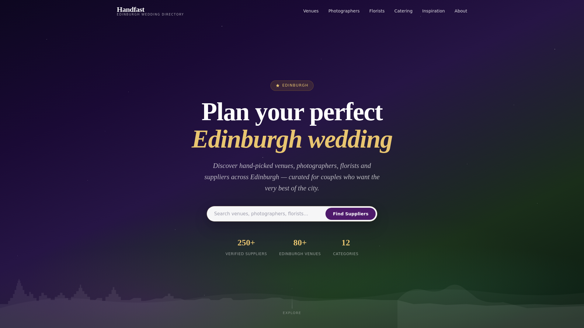website screenshot of https://handfast.co.uk/