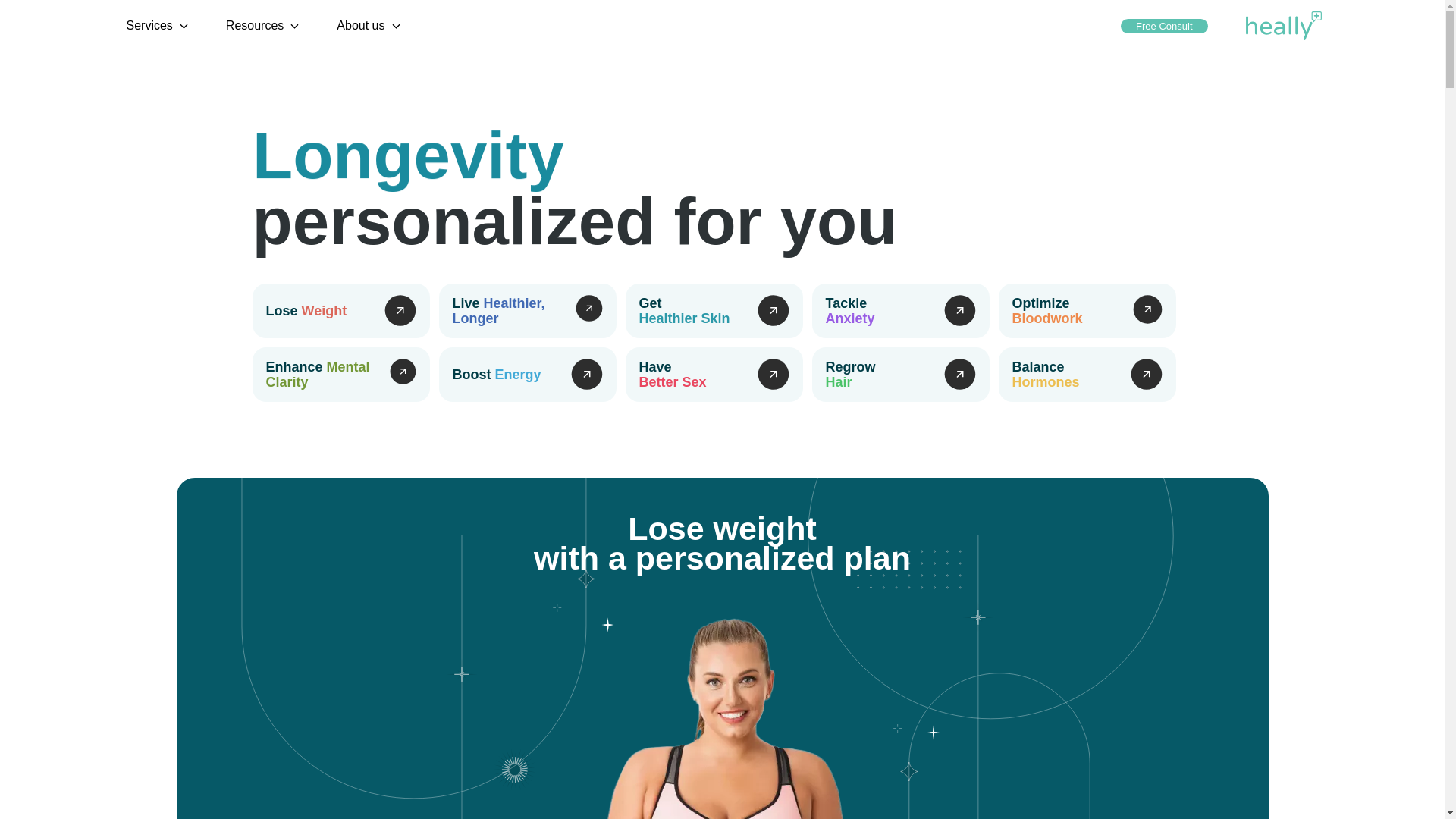 website screenshot of https://contactheally.com/