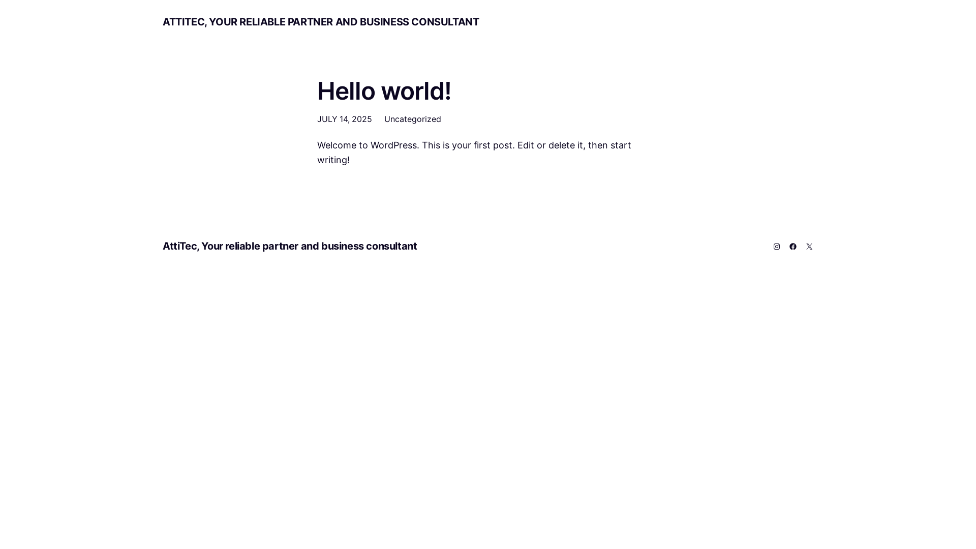 website screenshot of https://attitec-gmbh.de/