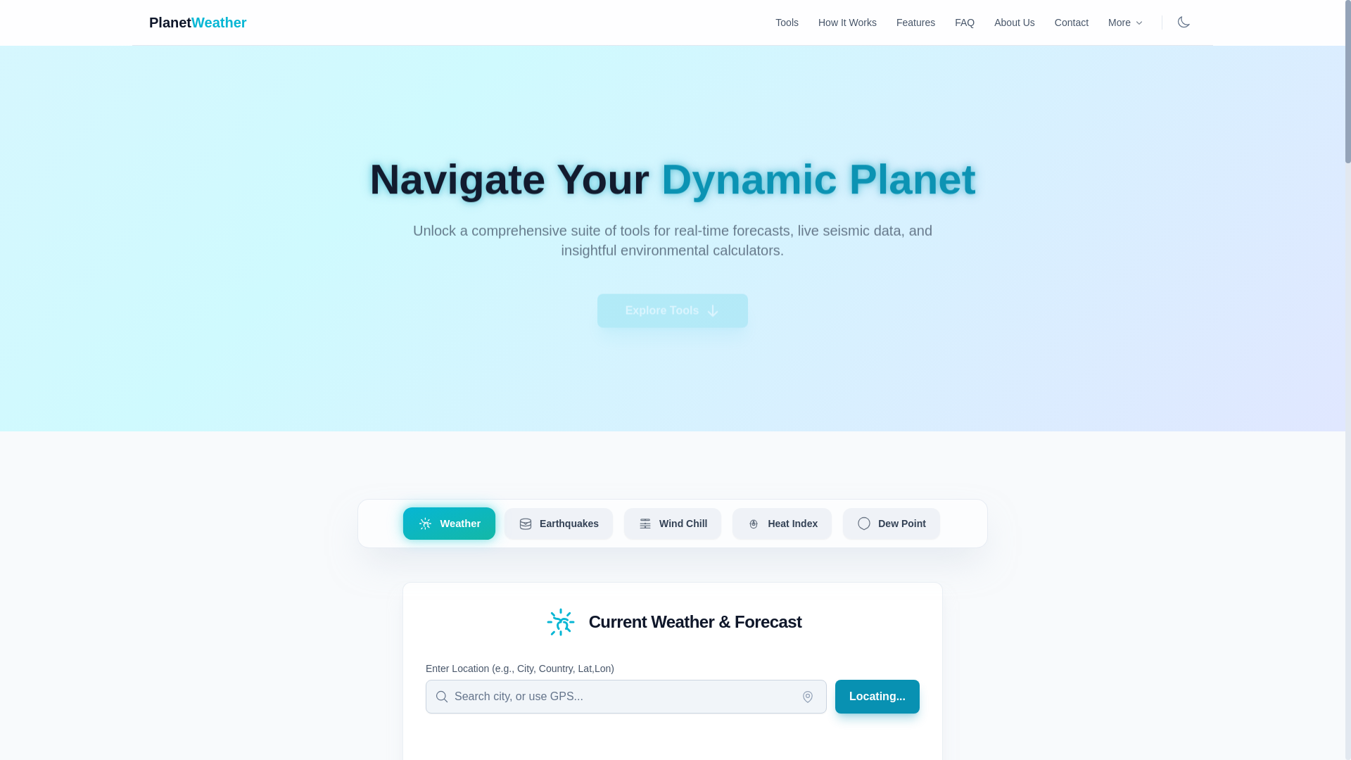 website screenshot of https://planet-weather-tools.pages.dev/