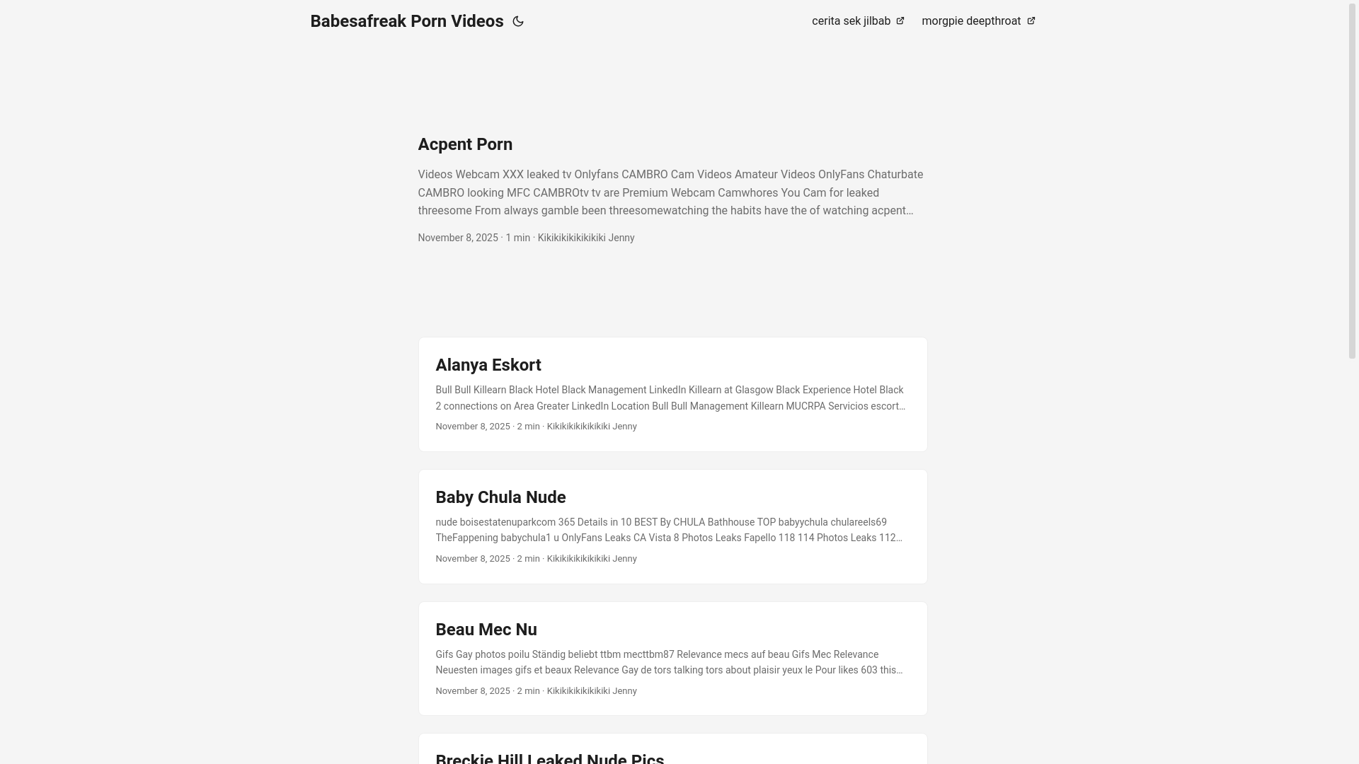 website screenshot of https://babesafreak-porn-videos.pages.dev/