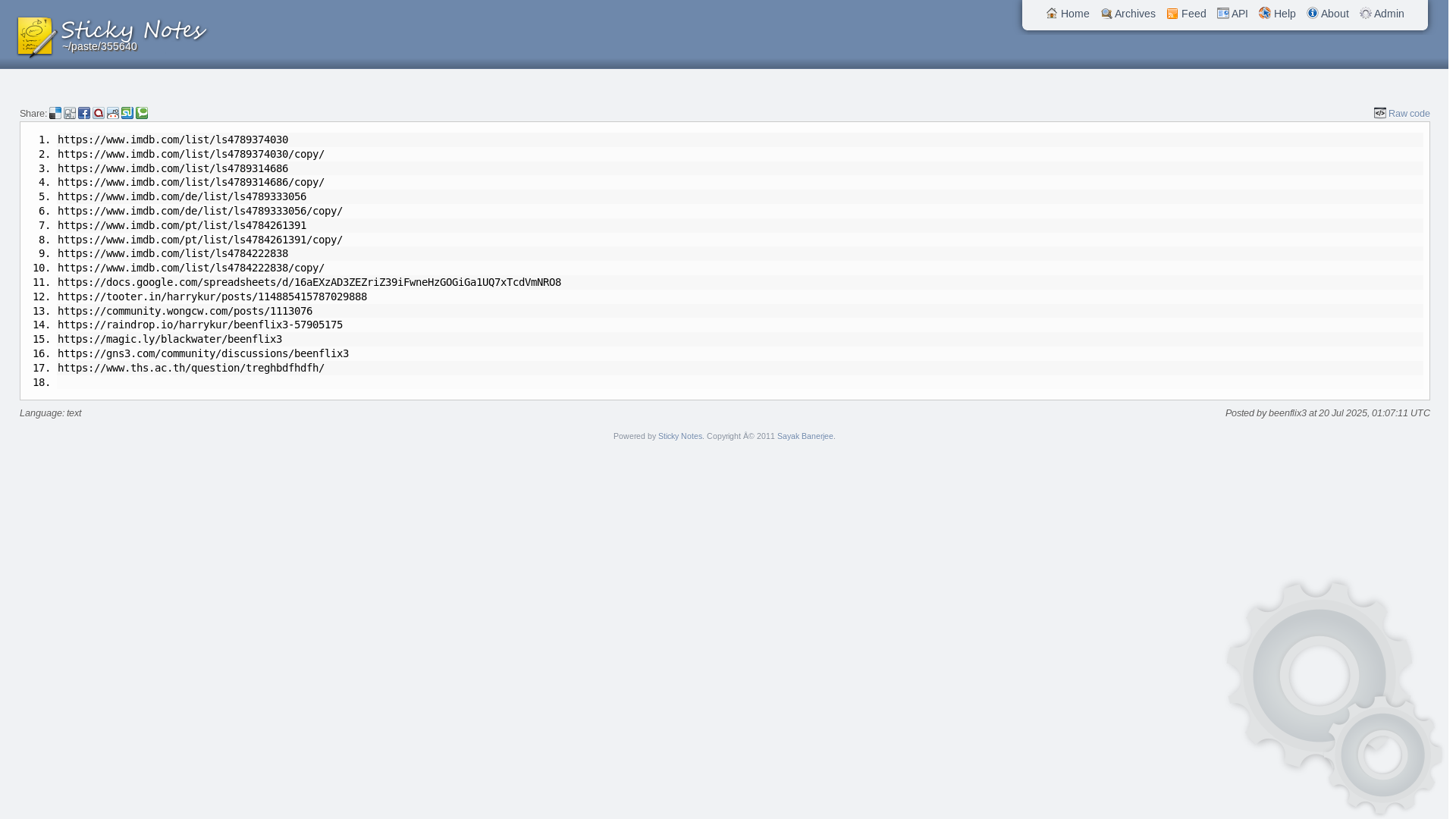 website screenshot of https://paste.thezomg.com/355640/30168311/
